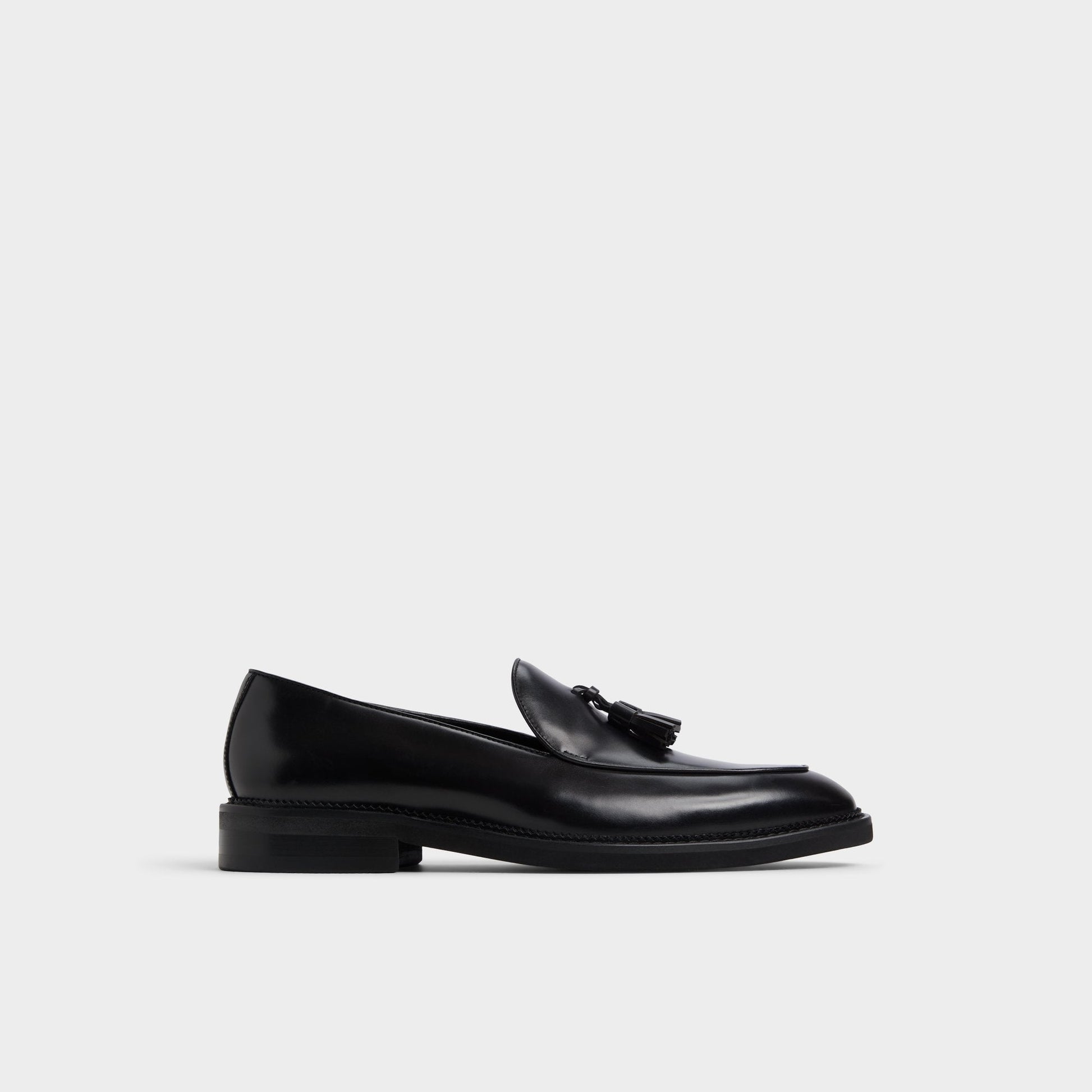 Portos Black Men's Dress Shoes - Loafer - Black