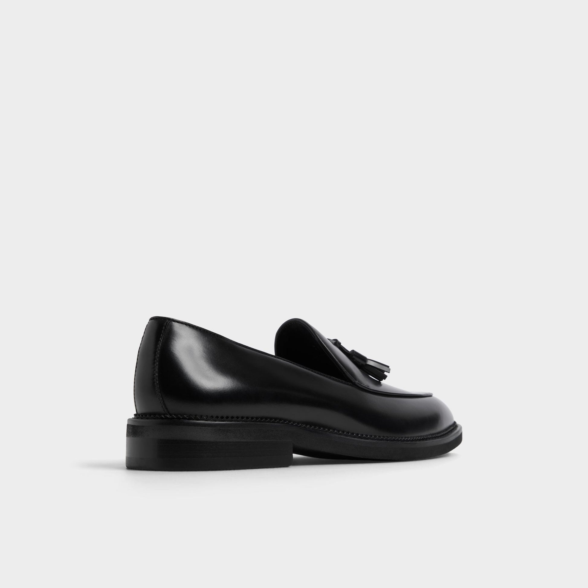 Portos Black Men's Dress Shoes - Loafer - Black