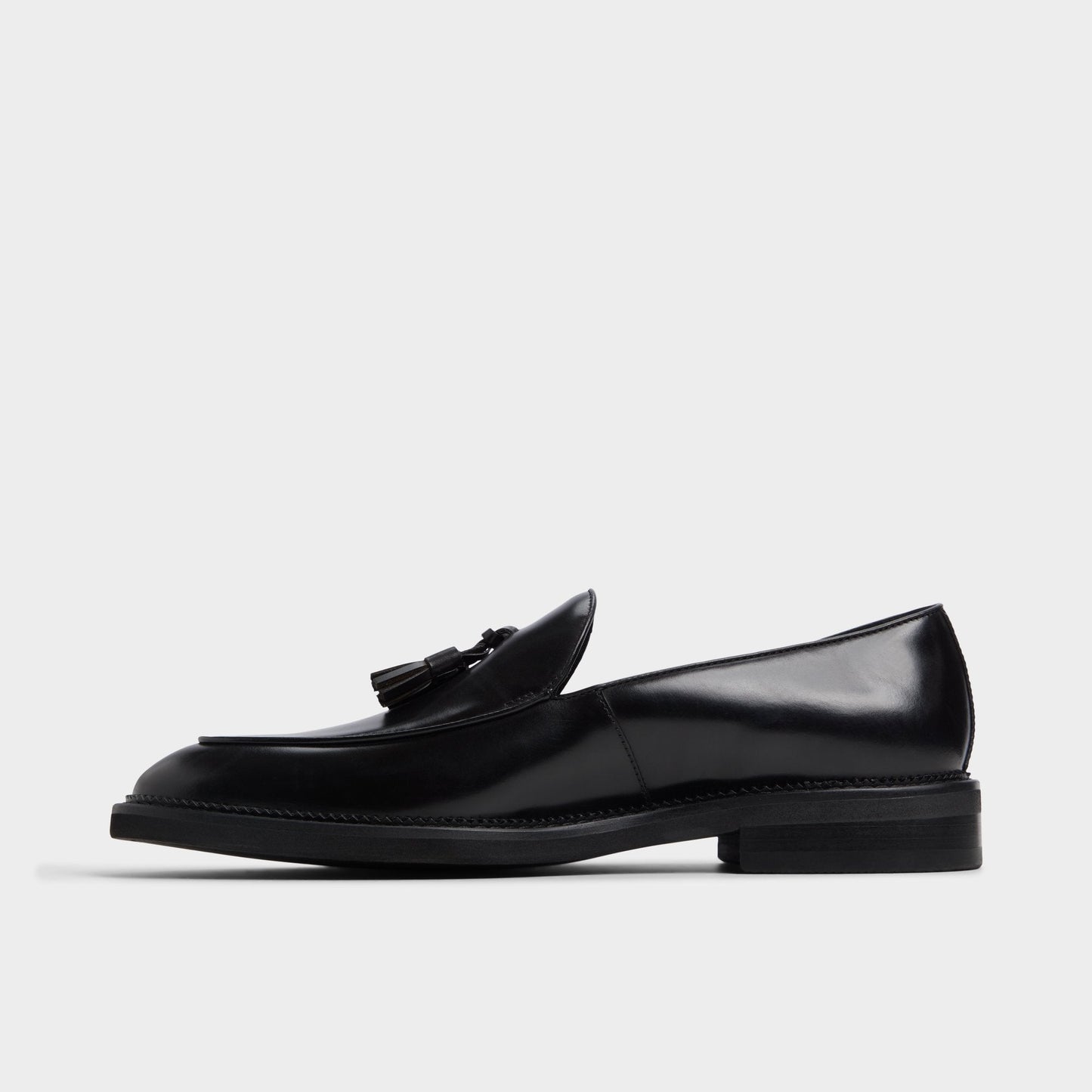Portos Black Men's Dress Shoes - Loafer - Black