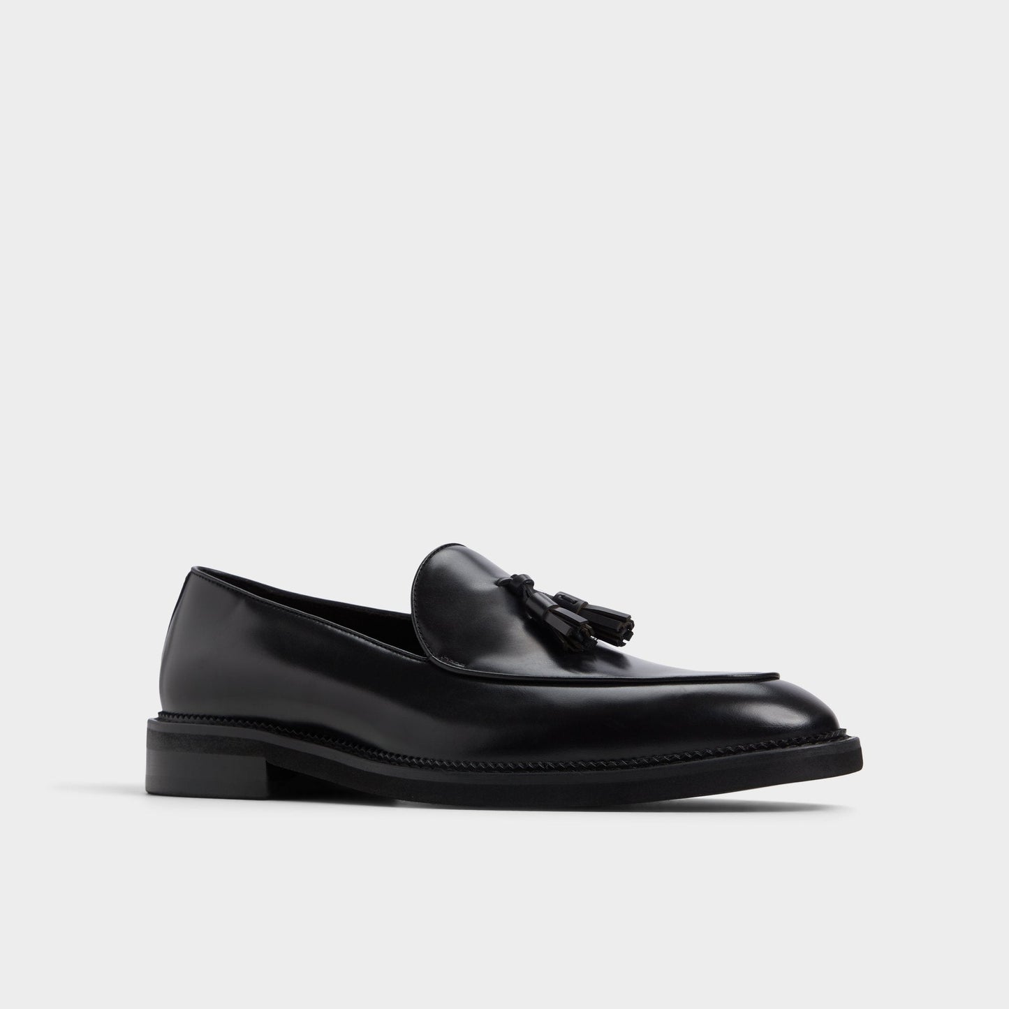 Portos Black Men's Dress Shoes - Loafer - Black