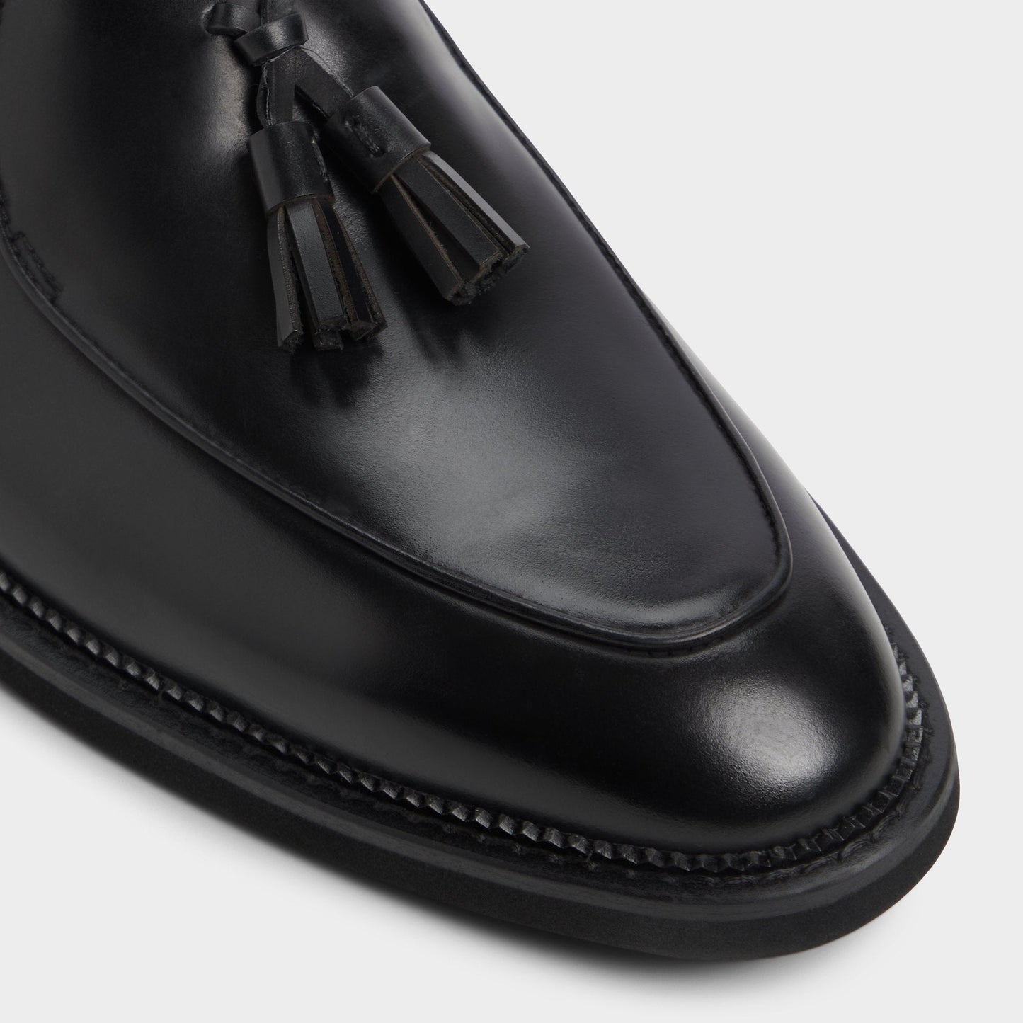 Portos Black Men's Dress Shoes - Loafer - Black