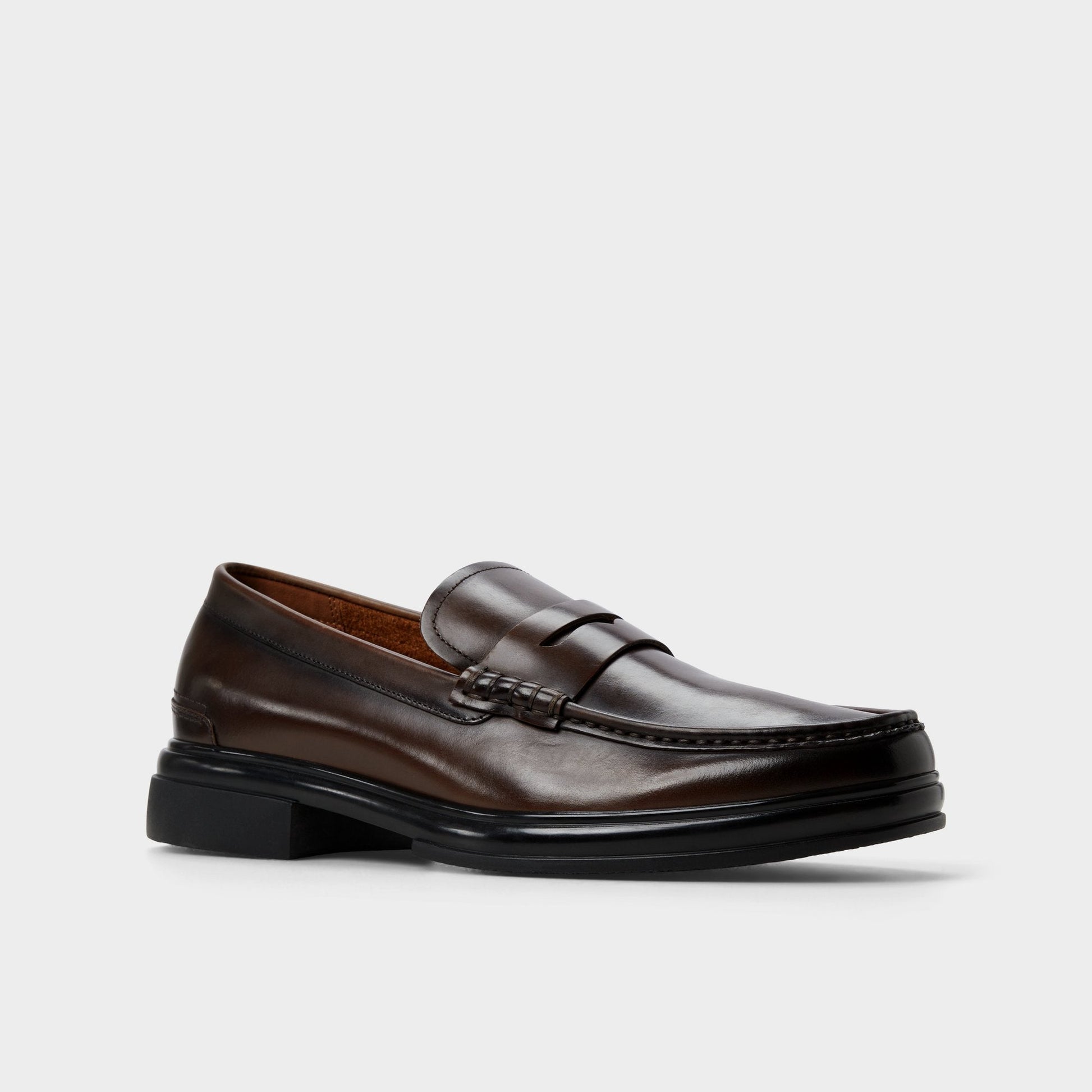 Tucker Other Brown Leather Smooth Men's Loafers & Slip-Ons - Loafer - Other brown