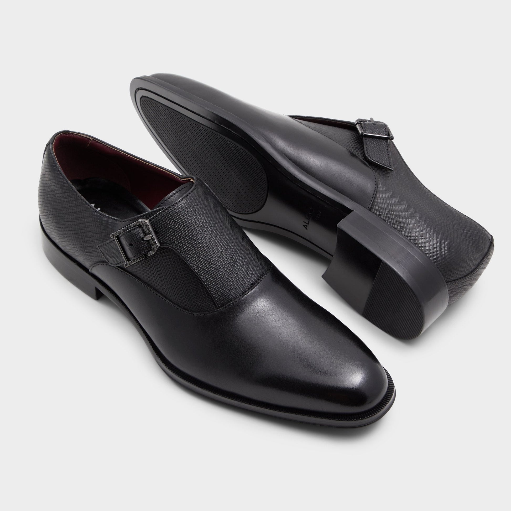 Dashing Other Black Men's Loafers & Slip-Ons - Monkstrap loafer - Other black
