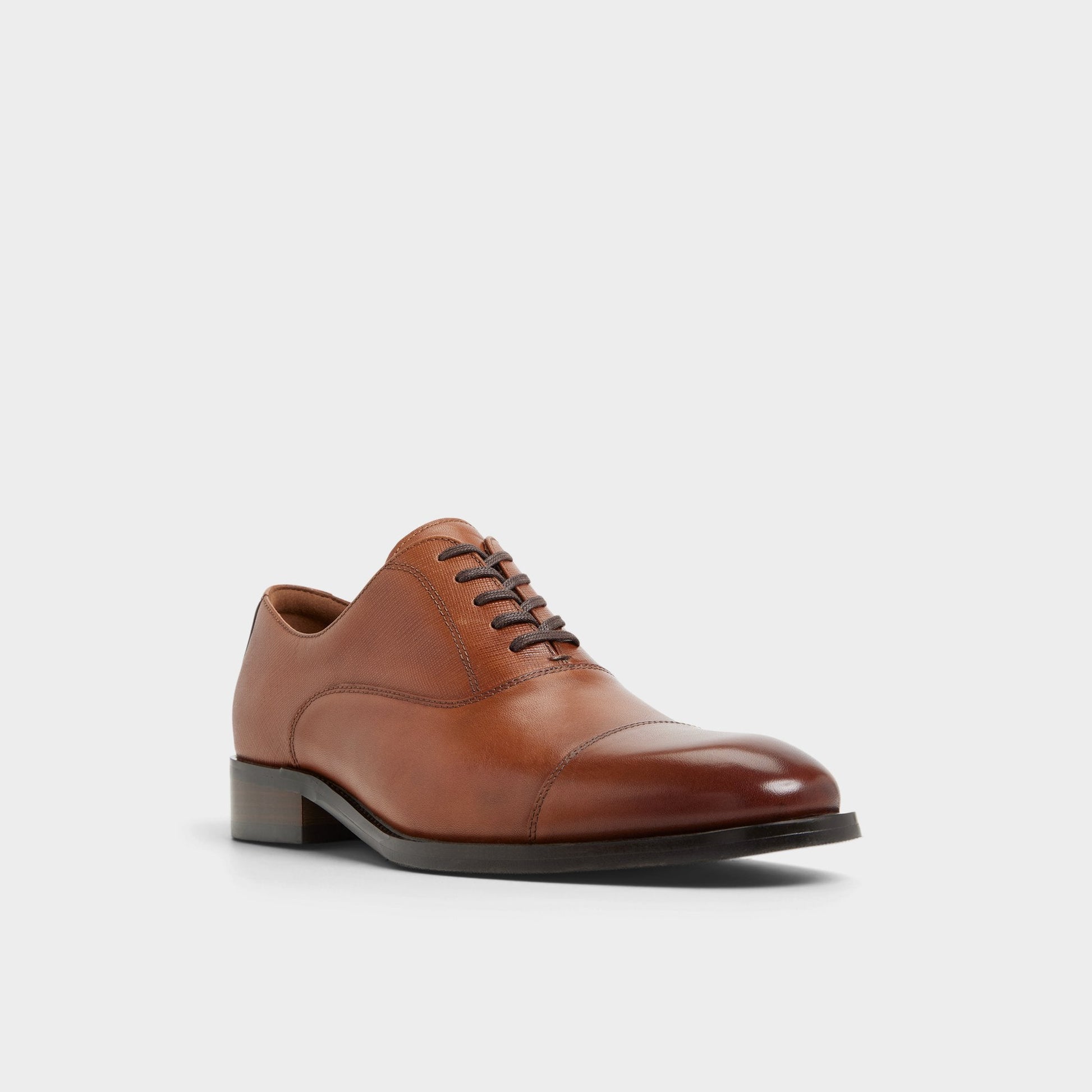 Reece in Cognac - Oxford shoe - Cognac
