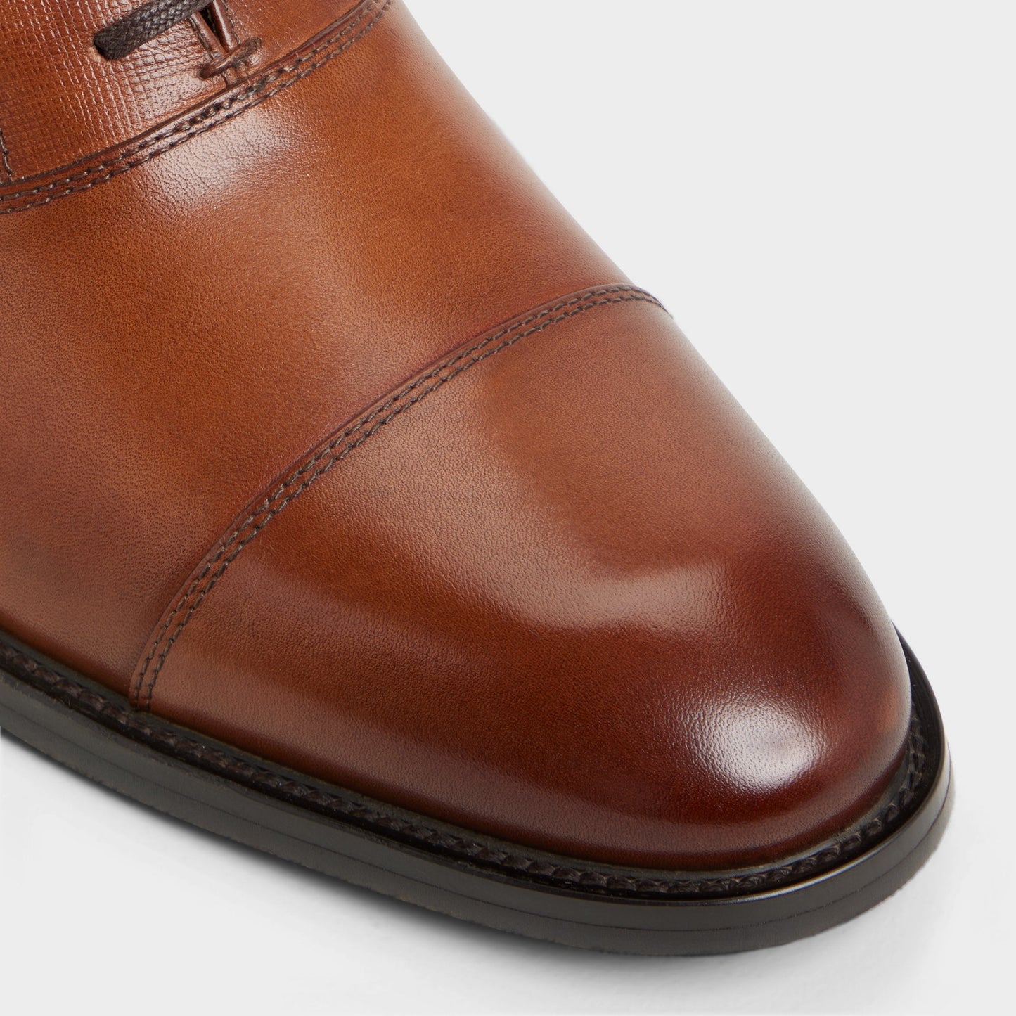 Reece in Cognac - Oxford shoe - Cognac