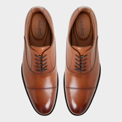 Reece in Cognac - Oxford shoe - Cognac