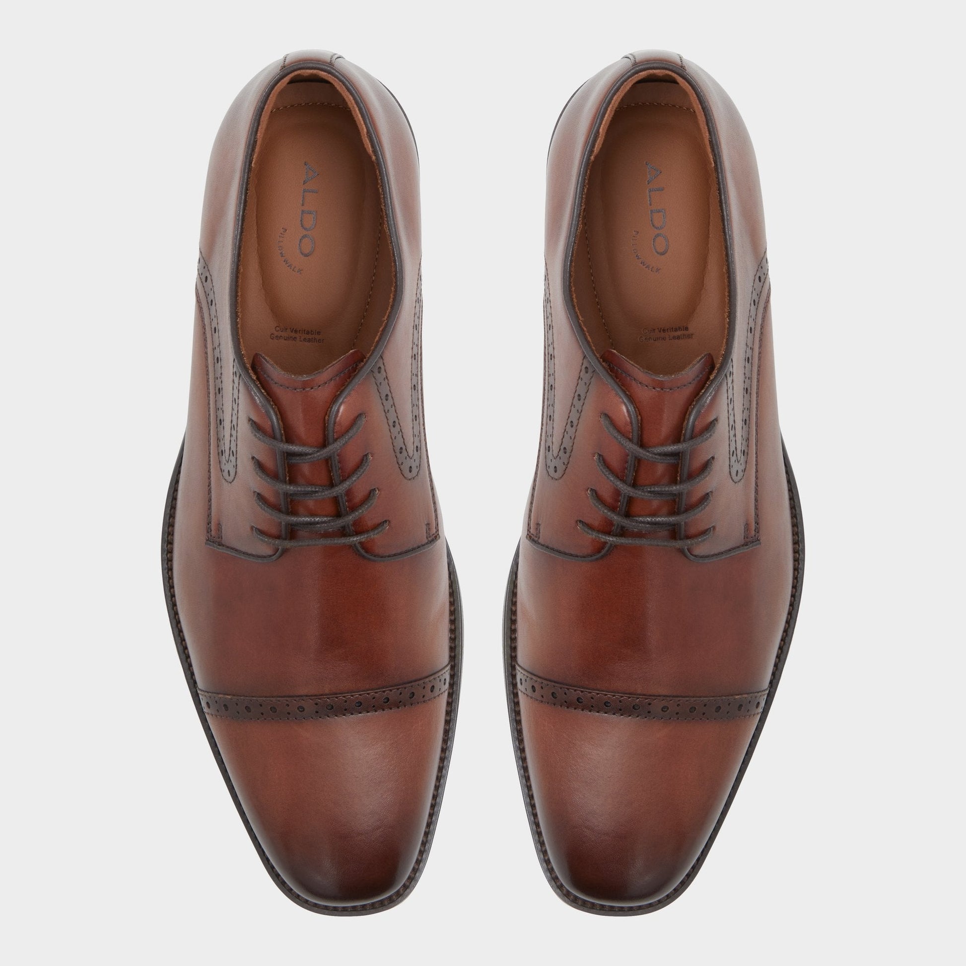 Bronko Cognac Men's Oxfords & Lace-ups - Derby shoe - Cognac