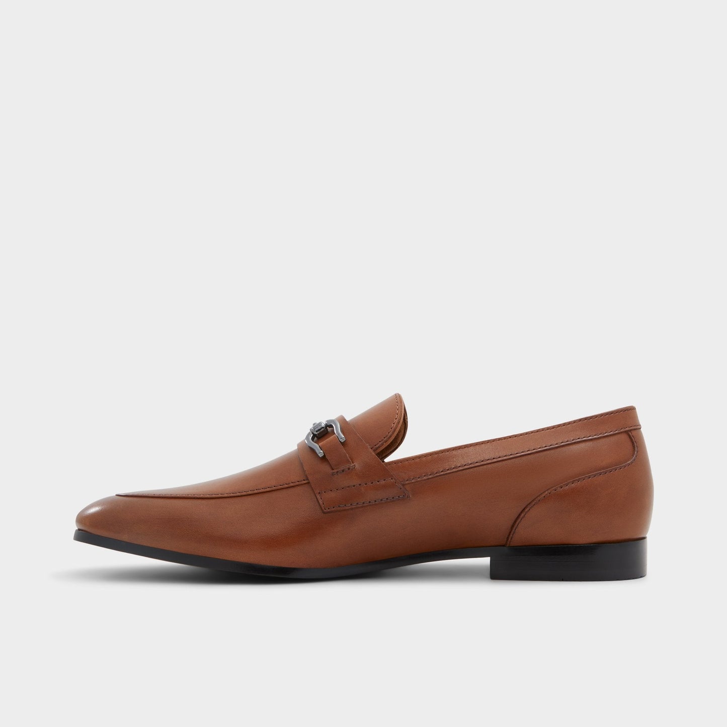 Marinho Cognac Leather Smooth Men's Dress Shoes - Loafer - Cognac