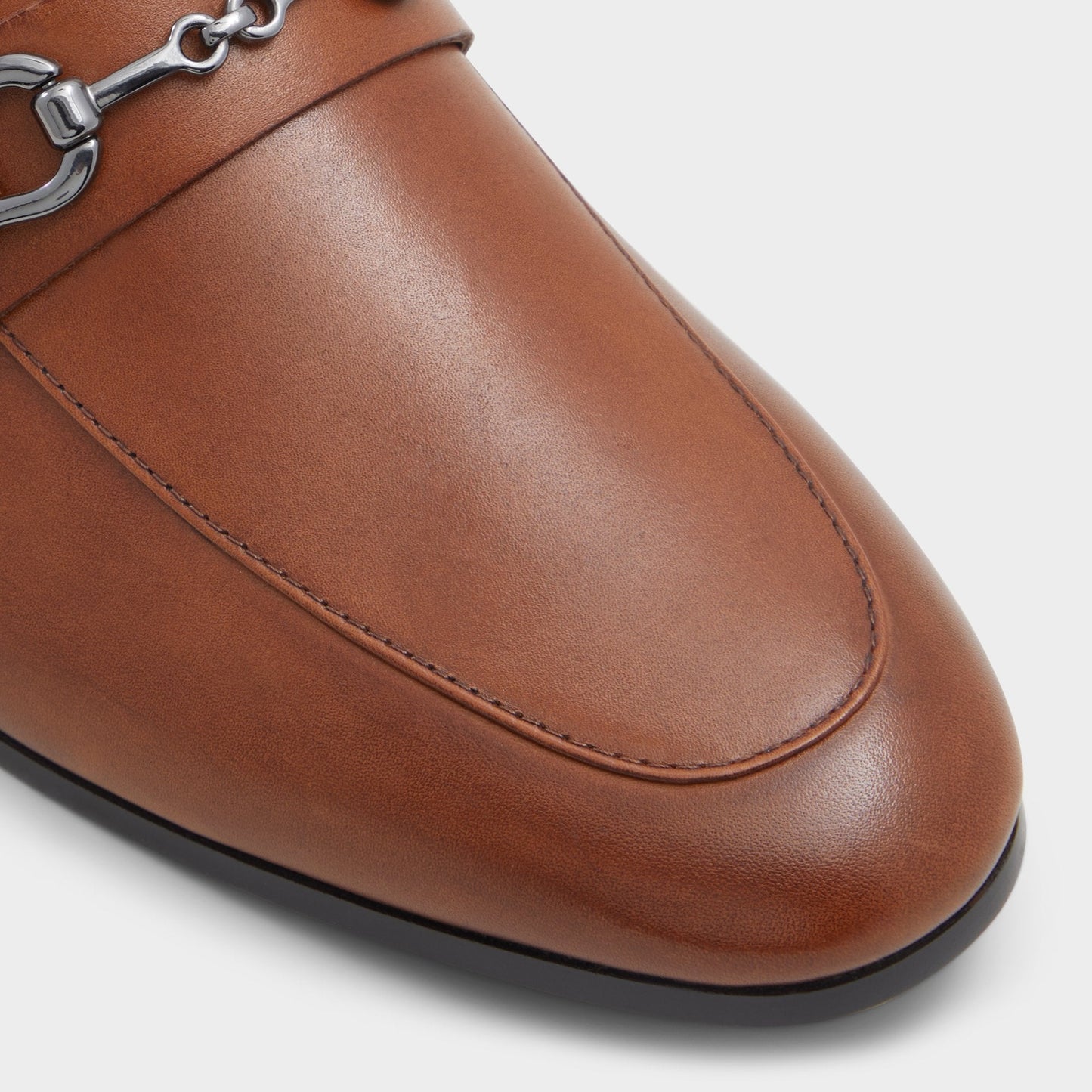Marinho Cognac Leather Smooth Men's Dress Shoes - Loafer - Cognac
