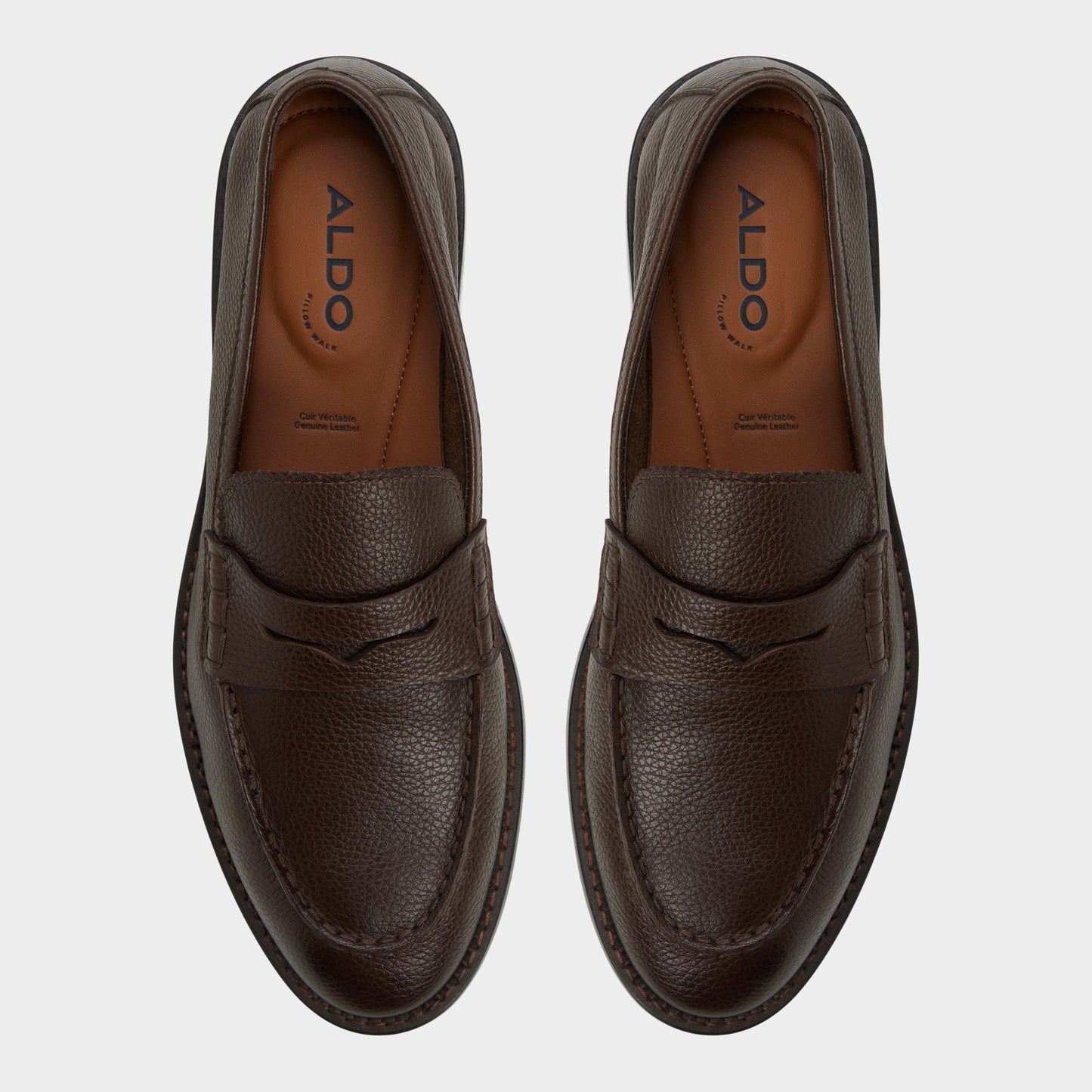 Melvillee in Dark Brown - Loafer - Dark brown