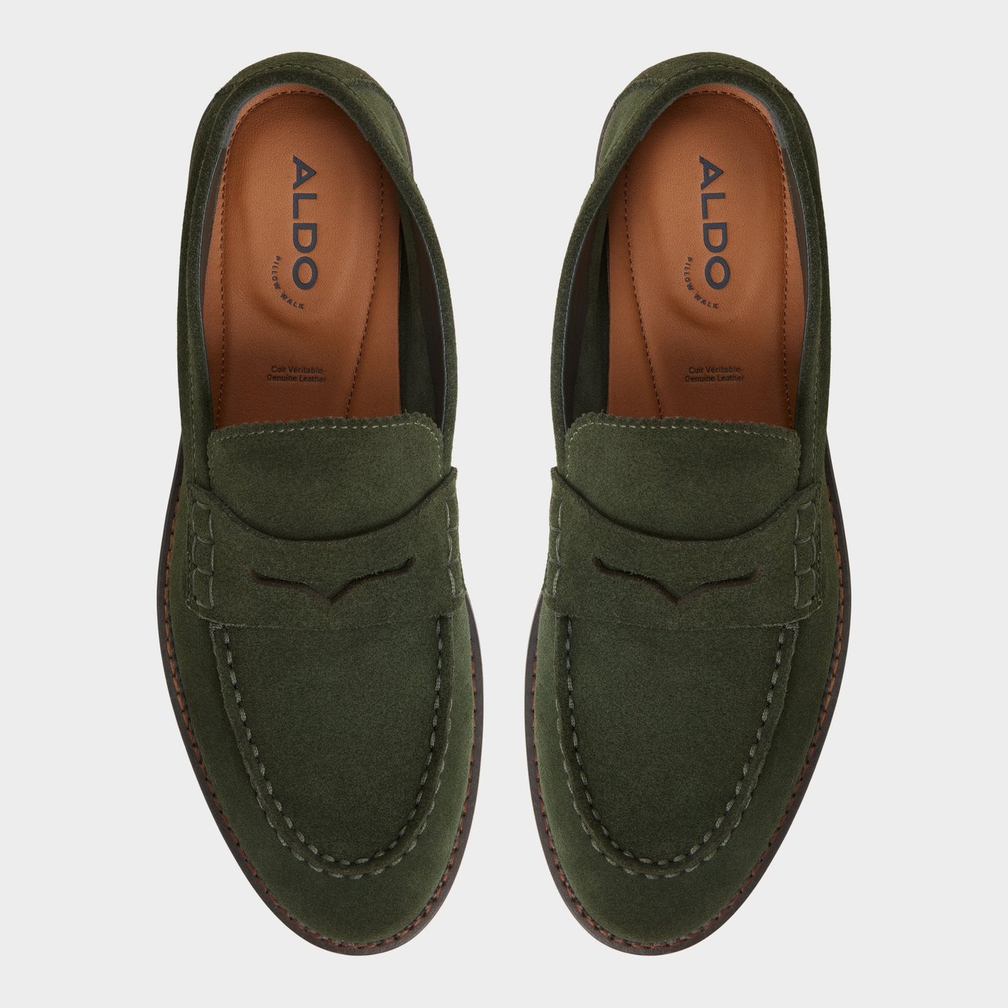 Melvillee in Pine Green - Loafer - Pine green