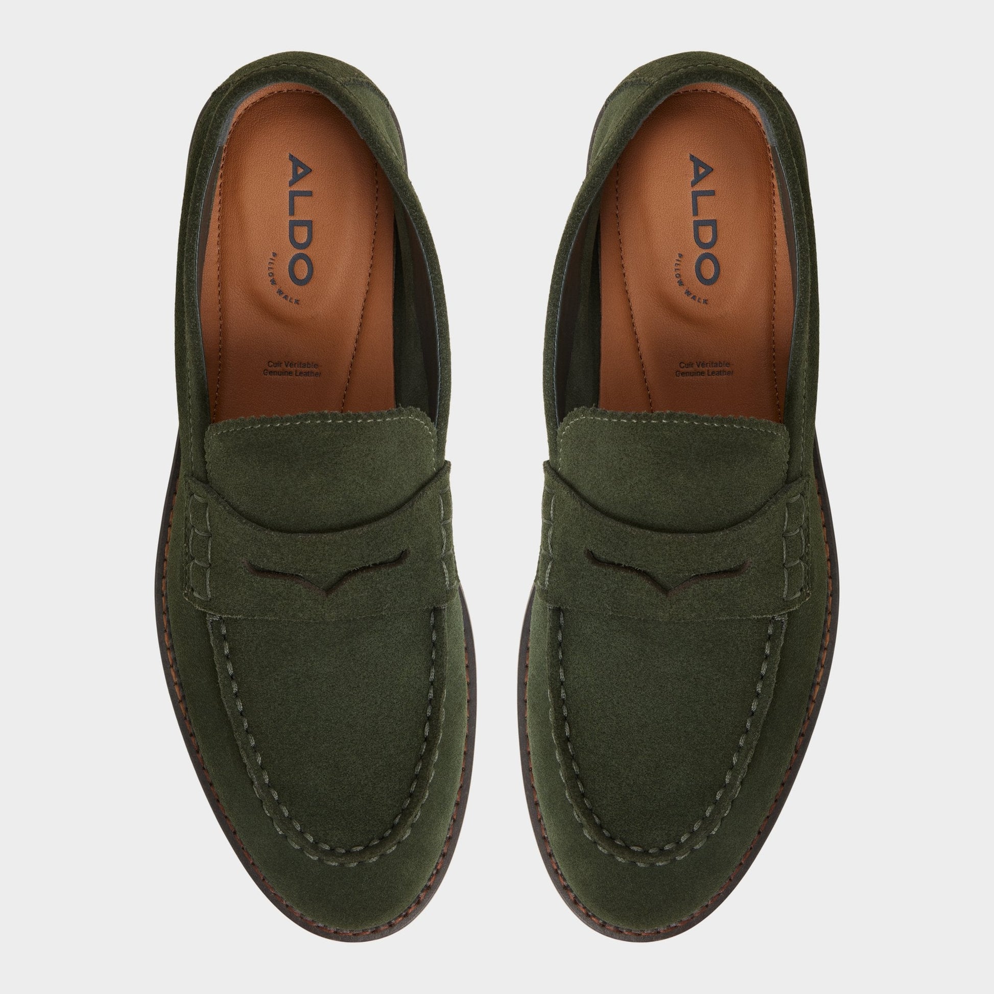 Melvillee in Pine Green - Loafer - Pine green