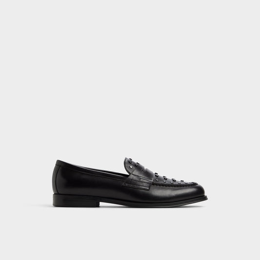 Keifer Black/Silver Multi Men's Dress Shoes - Loafer - Black/silver multi
