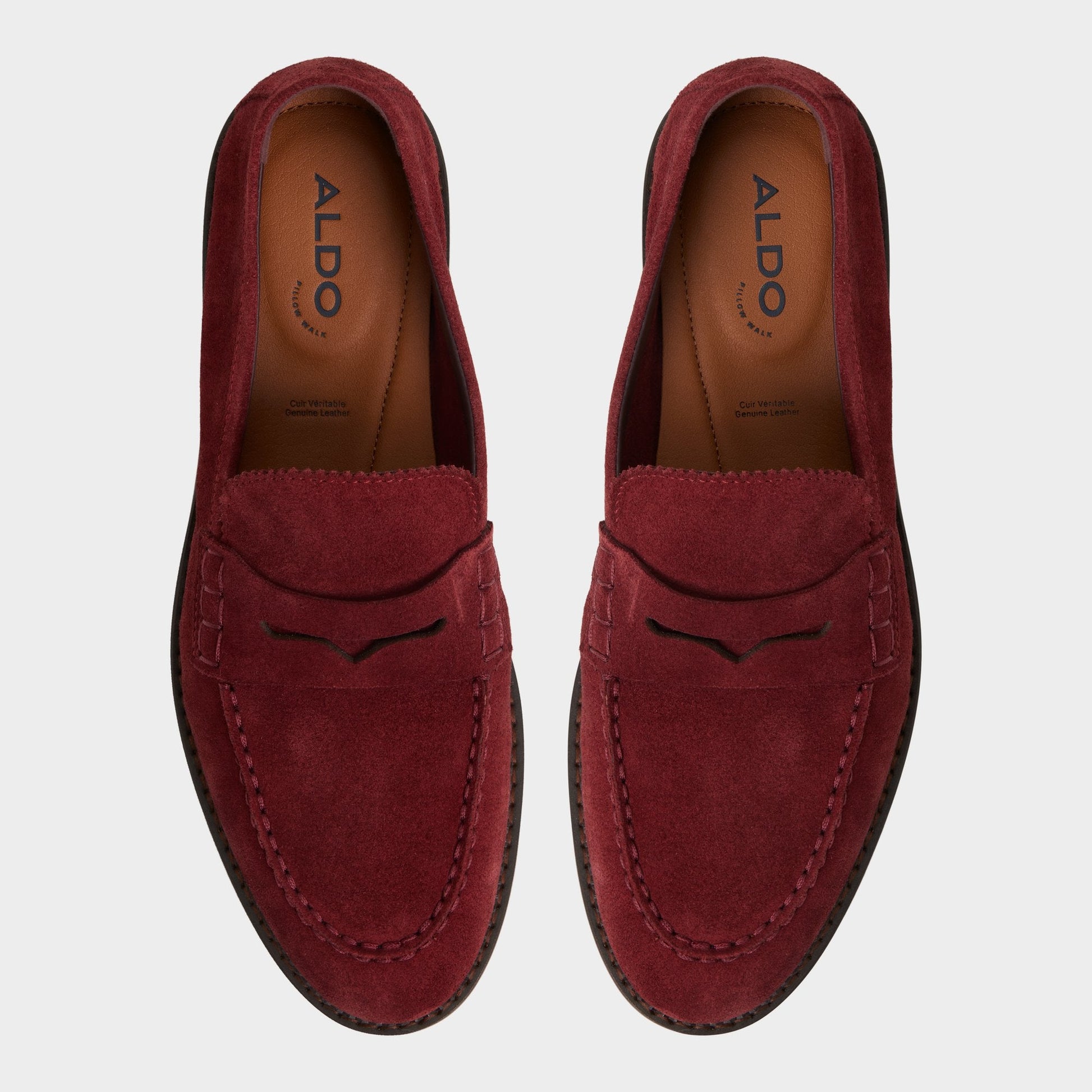 Melvillee in Medium Red - Loafer - Medium red