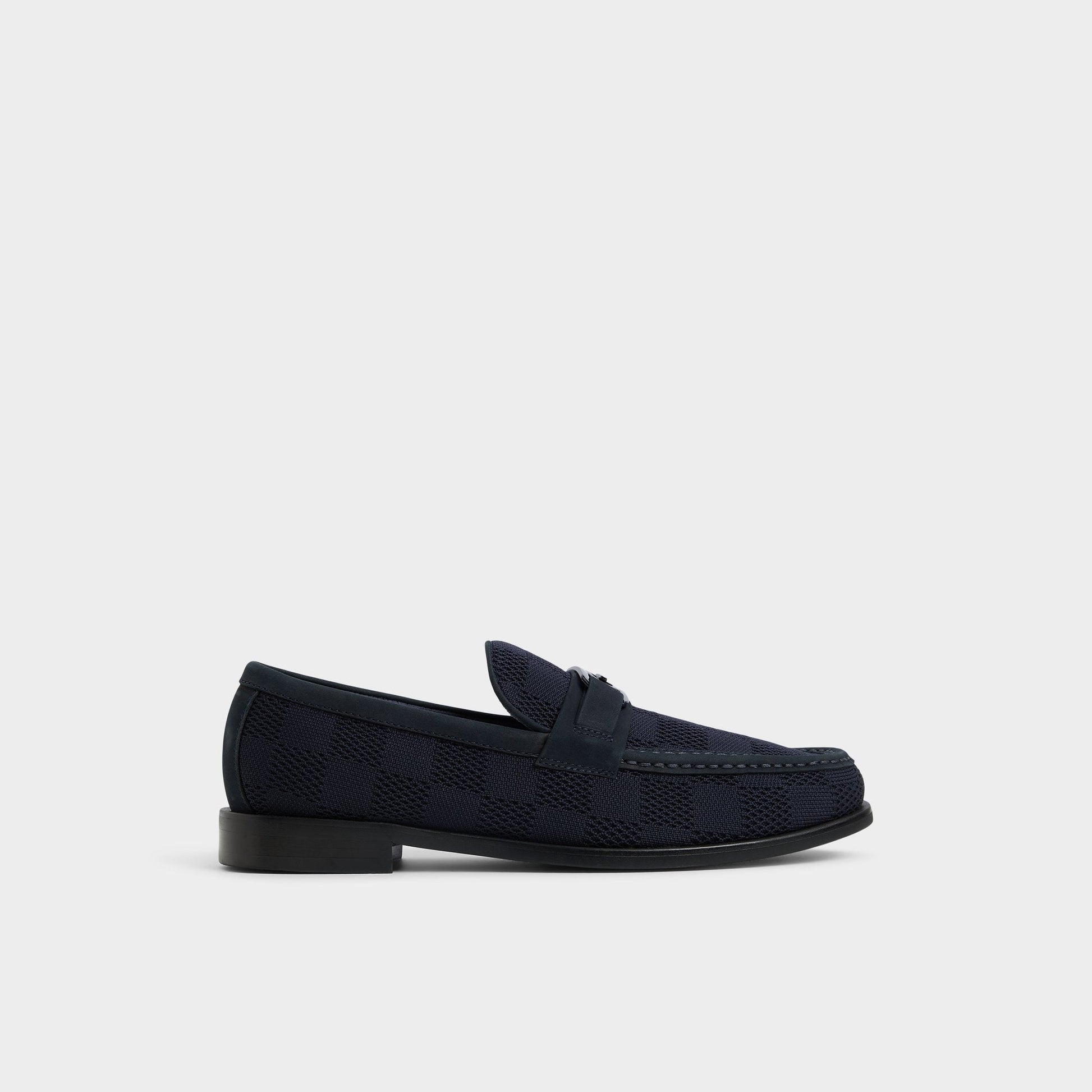 Hawley Navy Men's Dress Shoes - Loafer - Navy