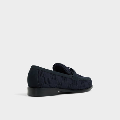 Hawley Navy Men's Dress Shoes - Loafer - Navy