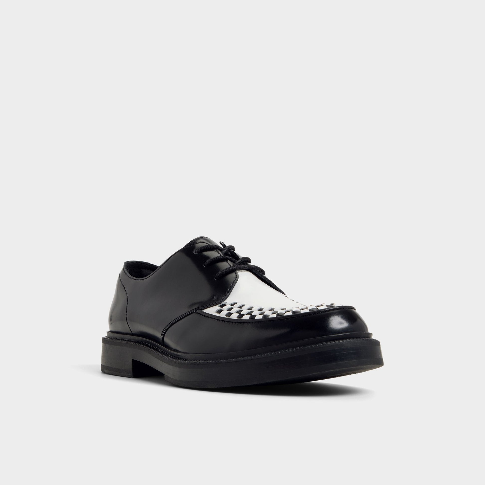 Rocco in Black White - Oxford shoe - Black/White