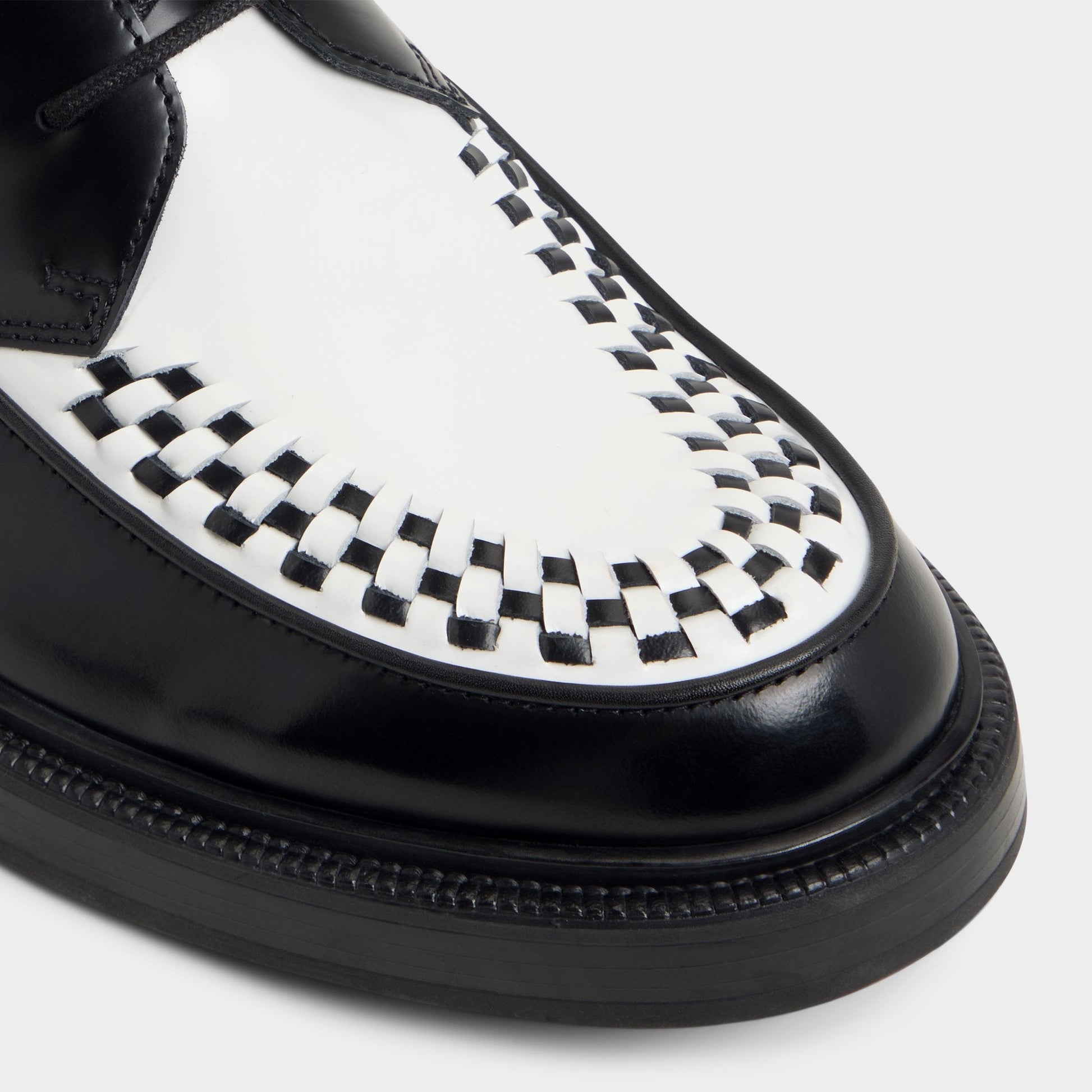 Rocco in Black White - Oxford shoe - Black/White