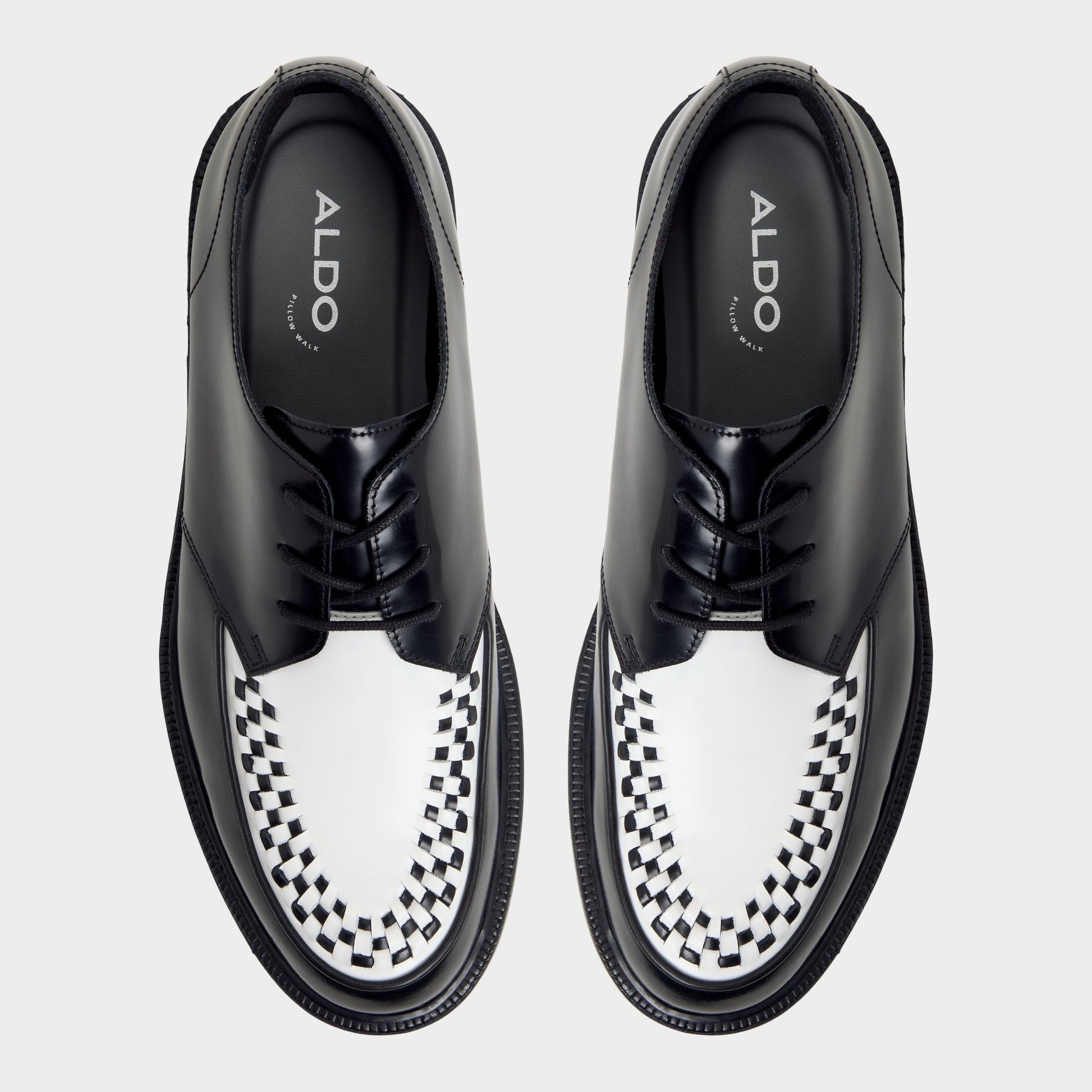 Rocco in Black White - Oxford shoe - Black/White