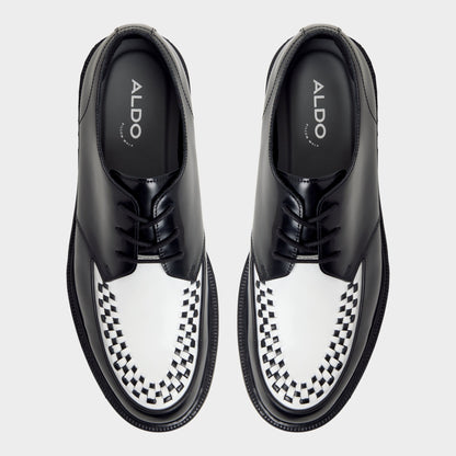 Rocco in Black White - Oxford shoe - Black/White