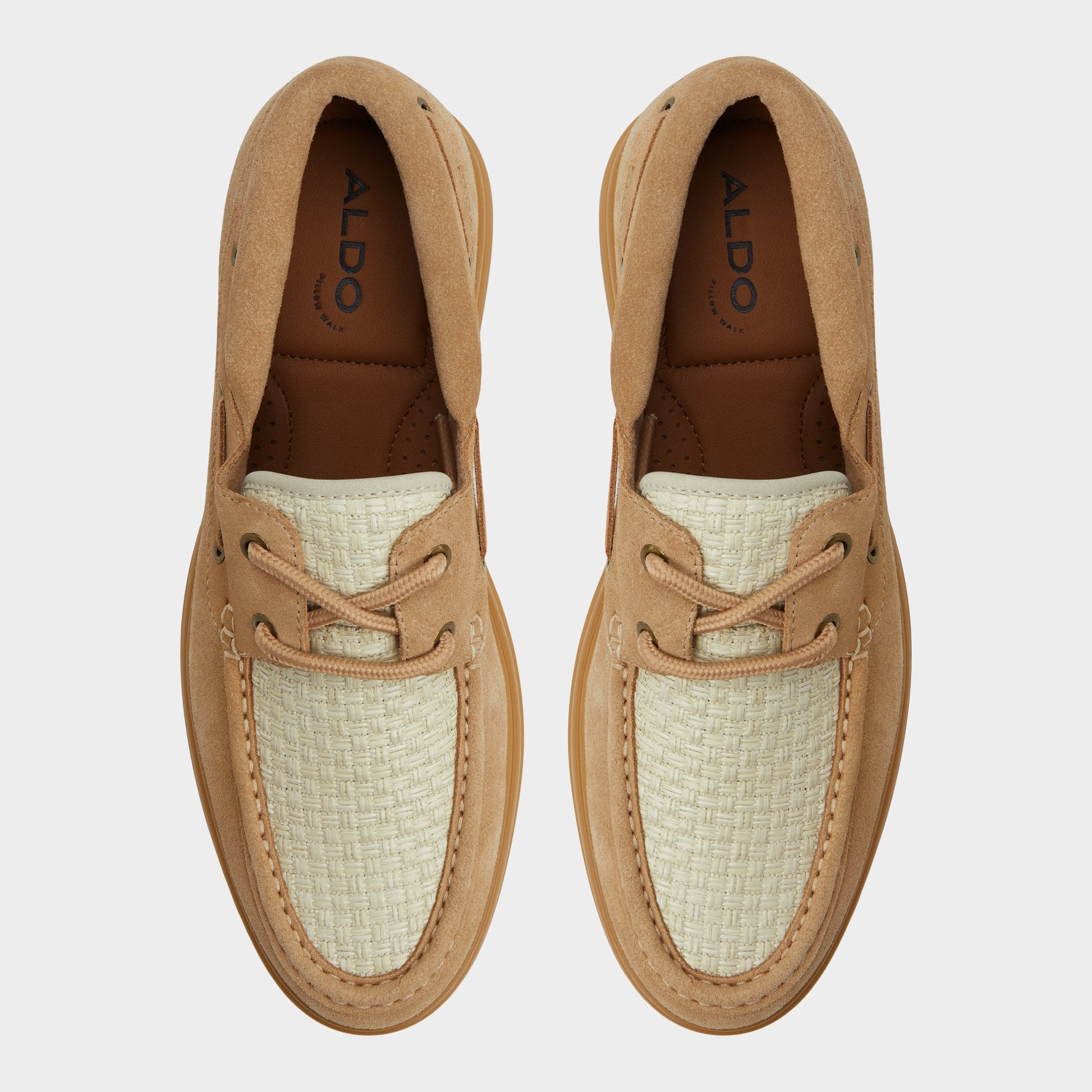 Seaexplorer Beige Men's Dress Shoes - Boat shoe - Beige