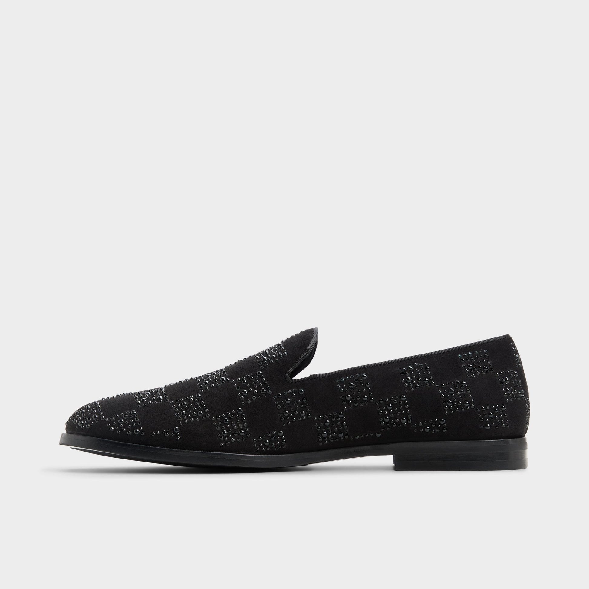 Casino Other Black Synthetic Textured Men's Dress Shoes - Loafer - Other Black