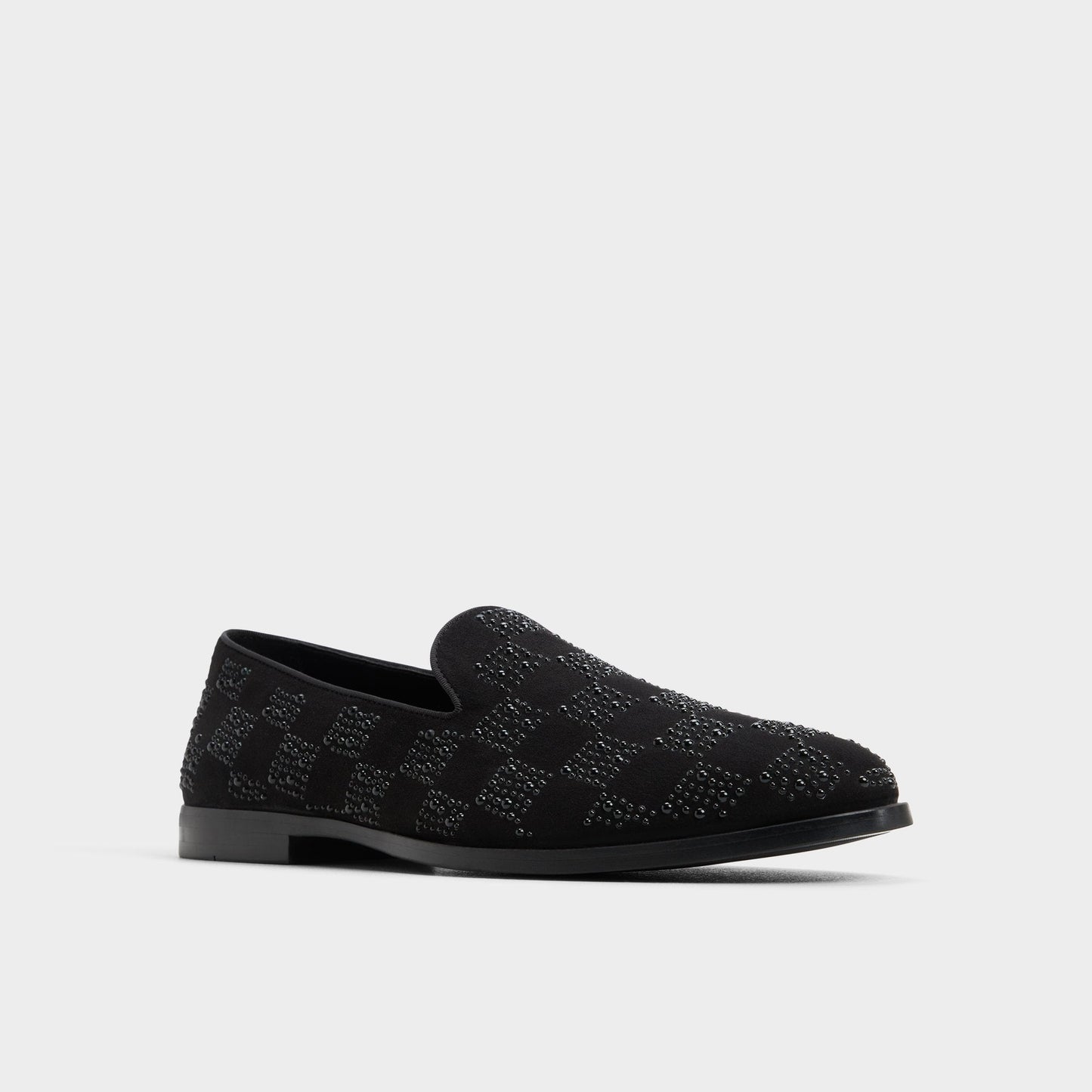 Casino Other Black Synthetic Textured Men's Dress Shoes - Loafer - Other Black