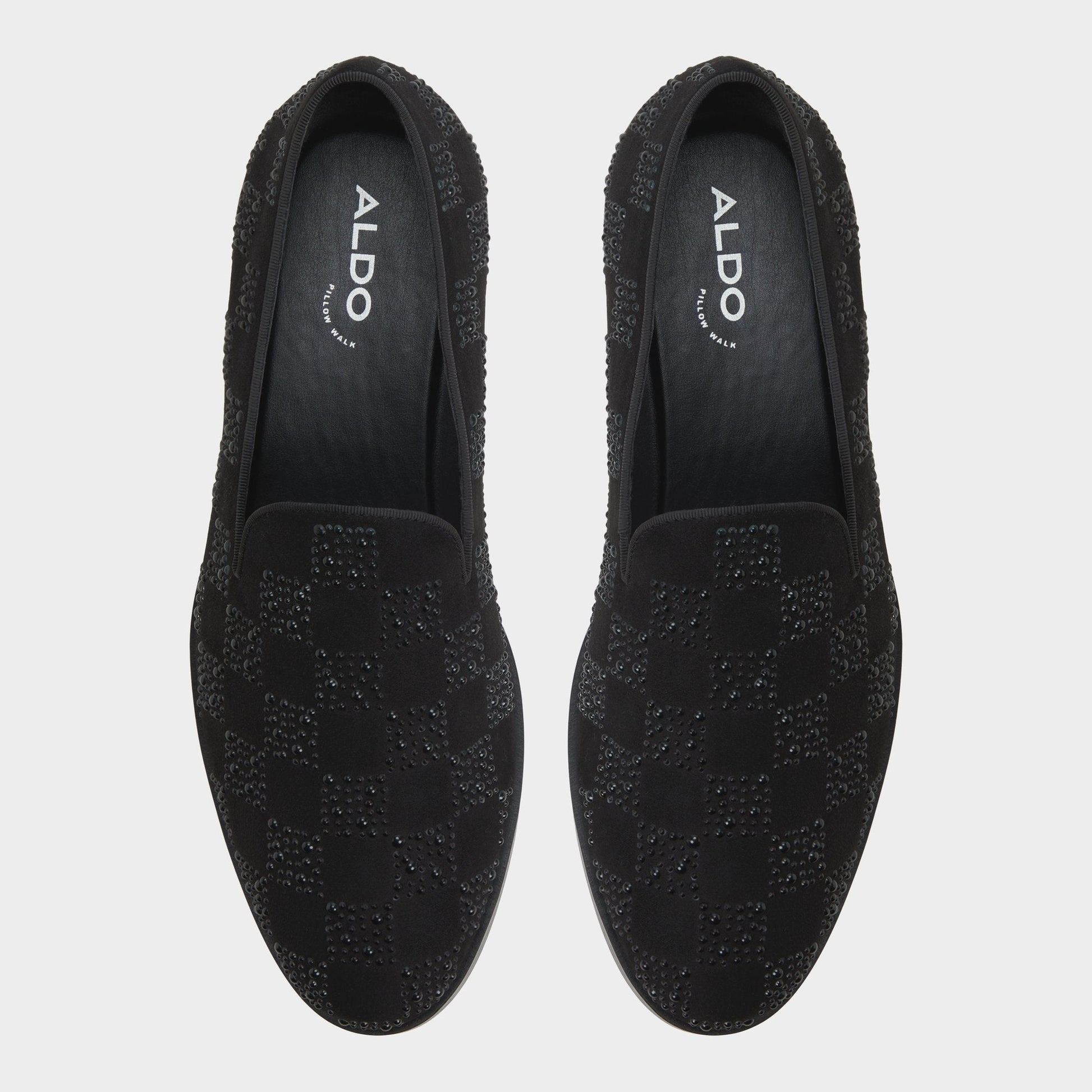 Casino Other Black Synthetic Textured Men's Dress Shoes - Loafer - Other Black
