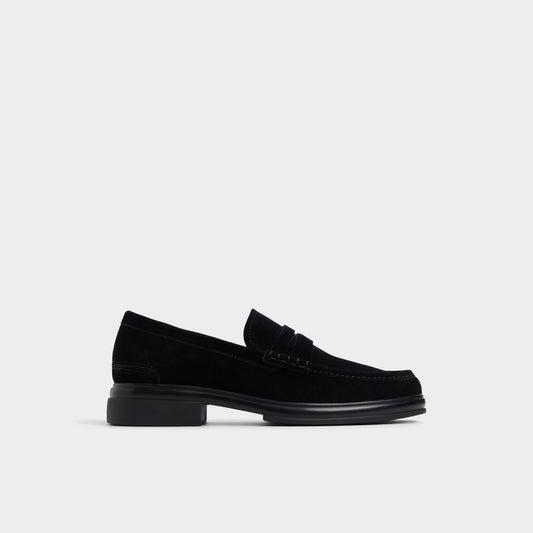 Tucker Black/Black Men's Dress Shoes - Loafer - Black/Black