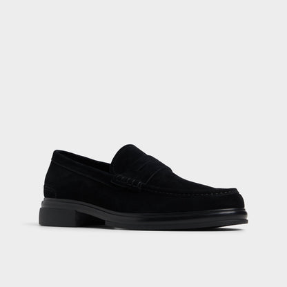 Tucker Black/Black Men's Dress Shoes - Loafer - Black/Black