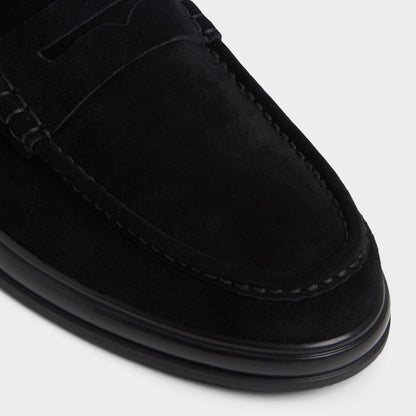 Tucker Black/Black Men's Dress Shoes - Loafer - Black/Black