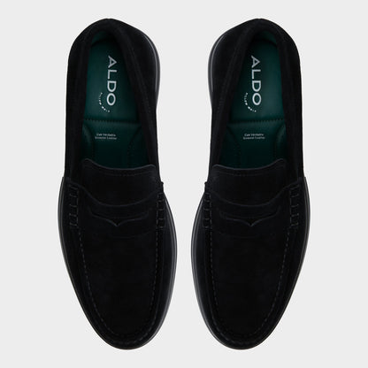 Tucker Black/Black Men's Dress Shoes - Loafer - Black/Black
