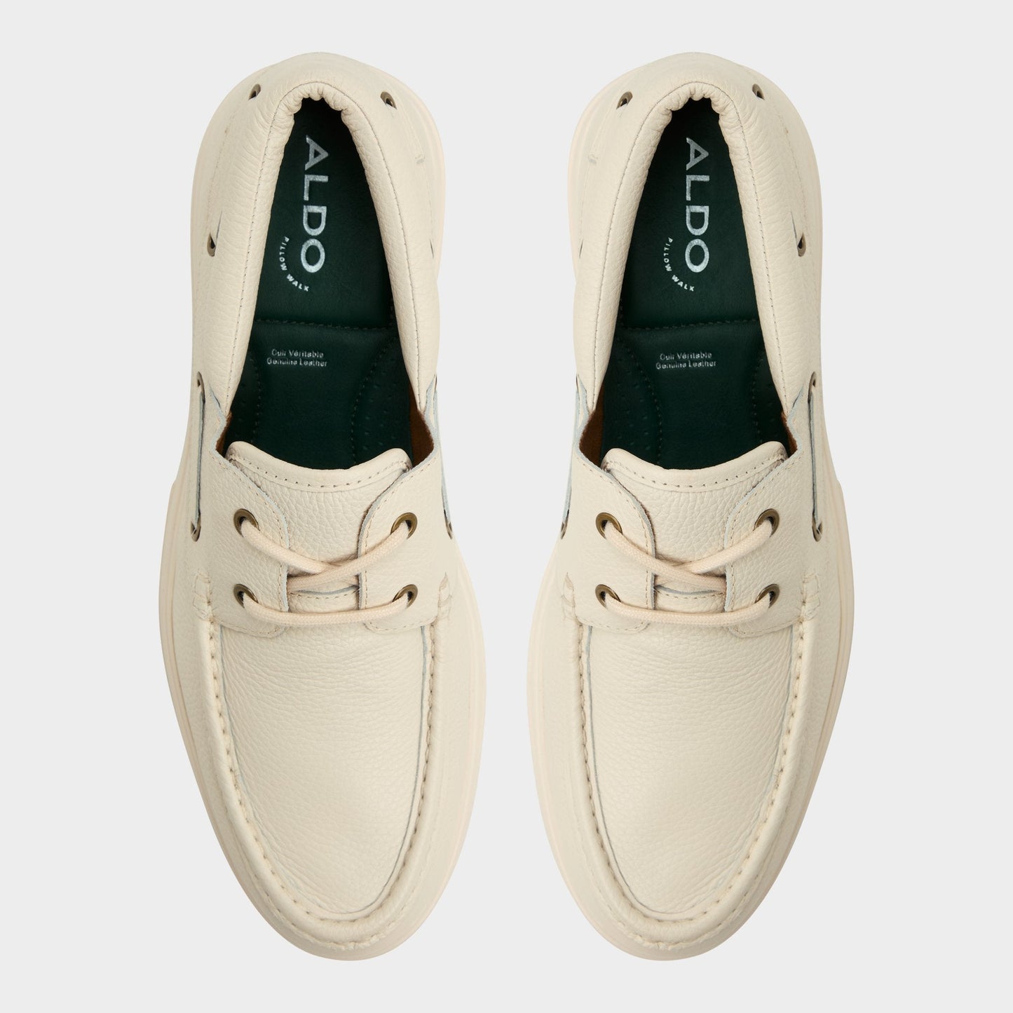 Seaexplorer Ivory Men's Dress Shoes - Boat shoe - Ivory