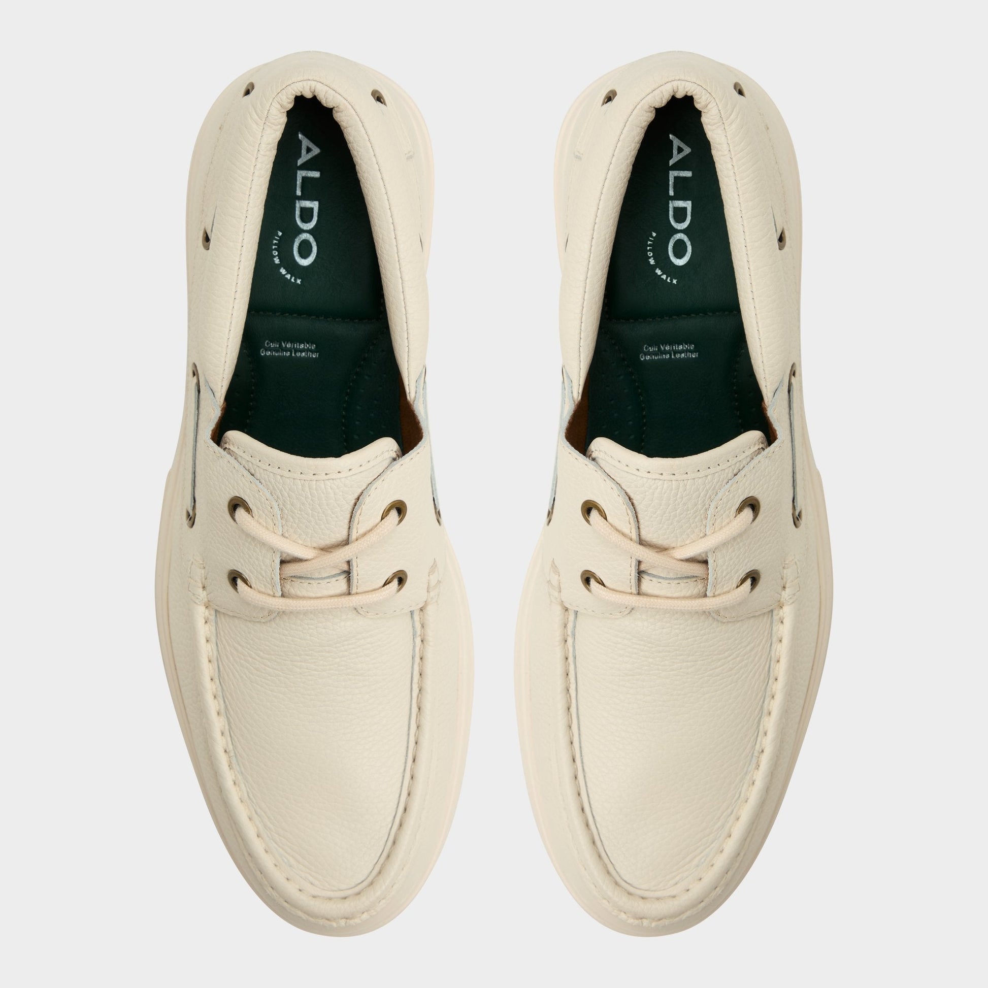 Seaexplorer Ivory Men's Dress Shoes - Boat shoe - Ivory
