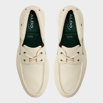 Seaexplorer Ivory Men's Dress Shoes - Boat shoe - Ivory