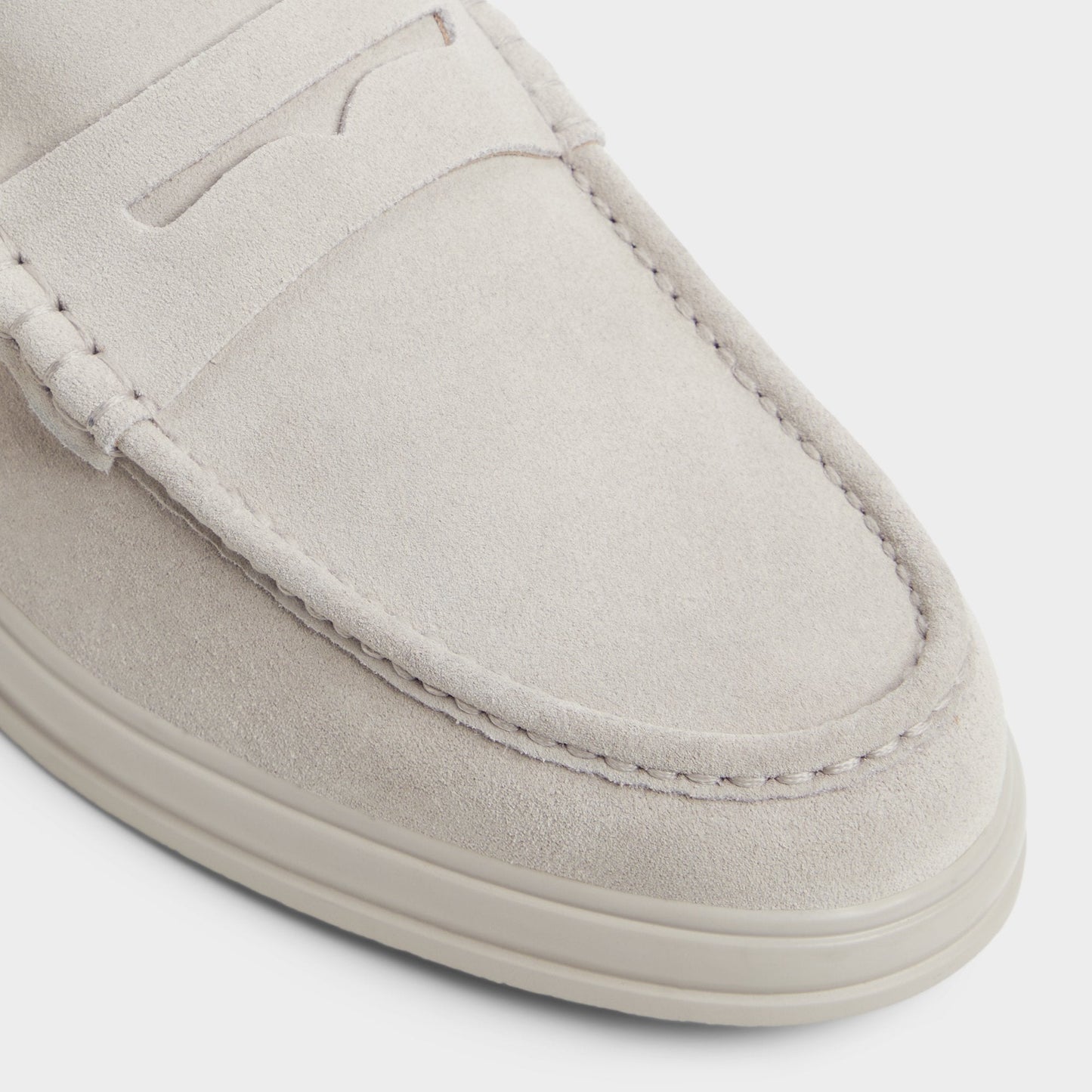 Tucker Light Grey Men's Dress Shoes - Loafer - Light Grey