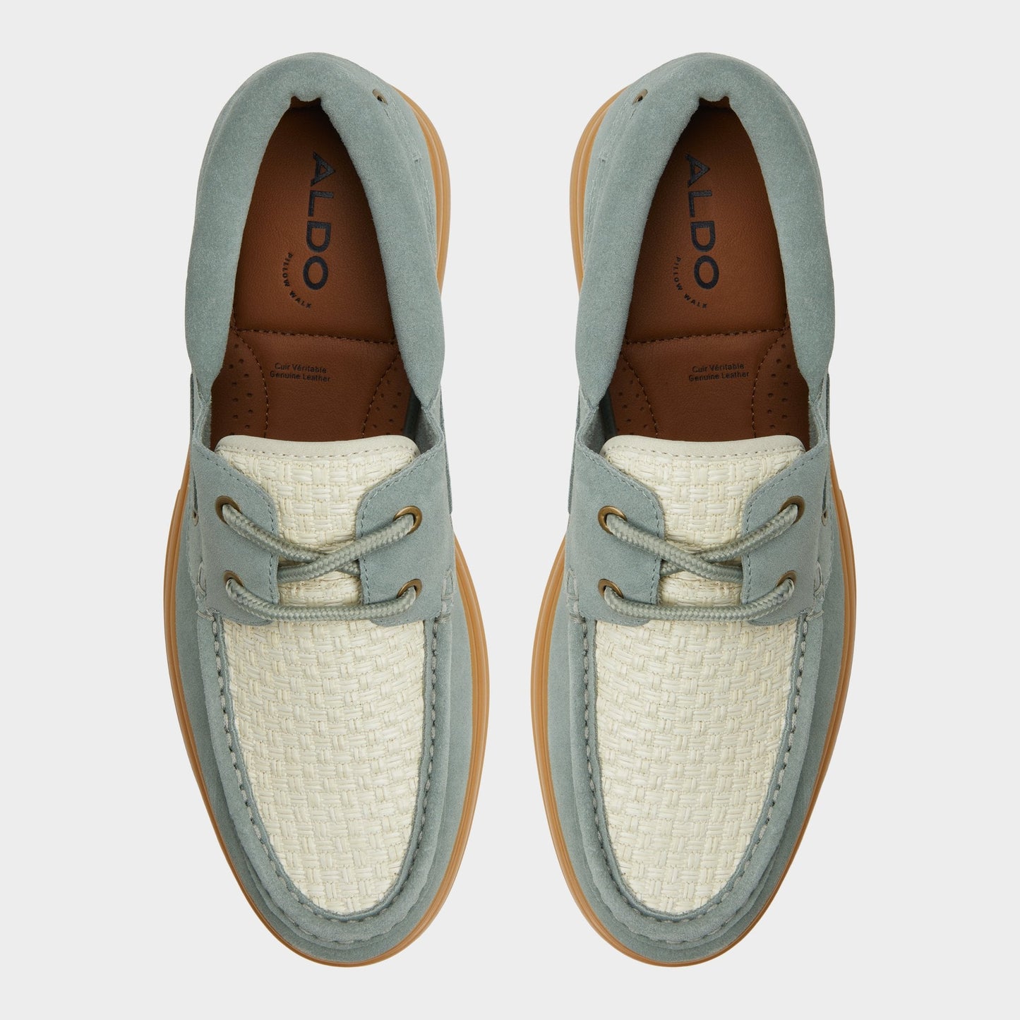 Seaexplorer Cognac Men's Dress Shoes - Boat shoe - Sage