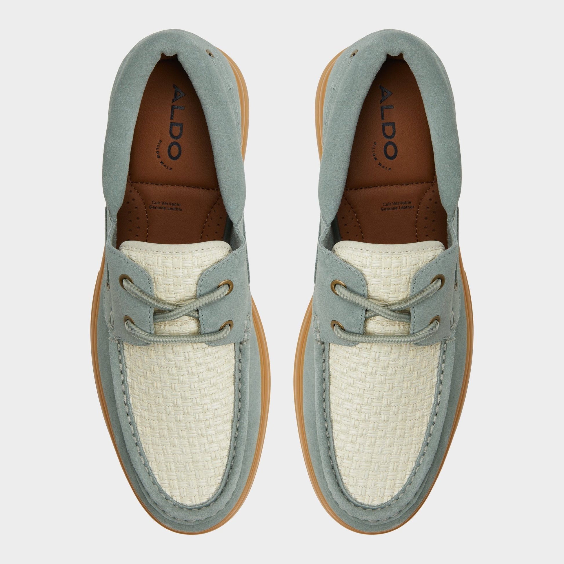 Seaexplorer Cognac Men's Dress Shoes - Boat shoe - Sage