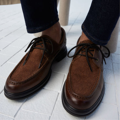 Seaexplorer Cognac Men's Dress Shoes - Boat shoe - Cognac