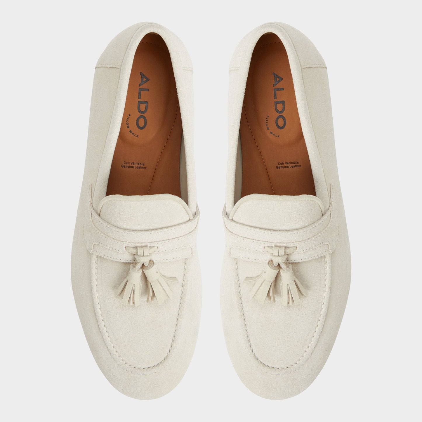 Grover Ivory Men's Dress Shoes - Loafer - Ivory