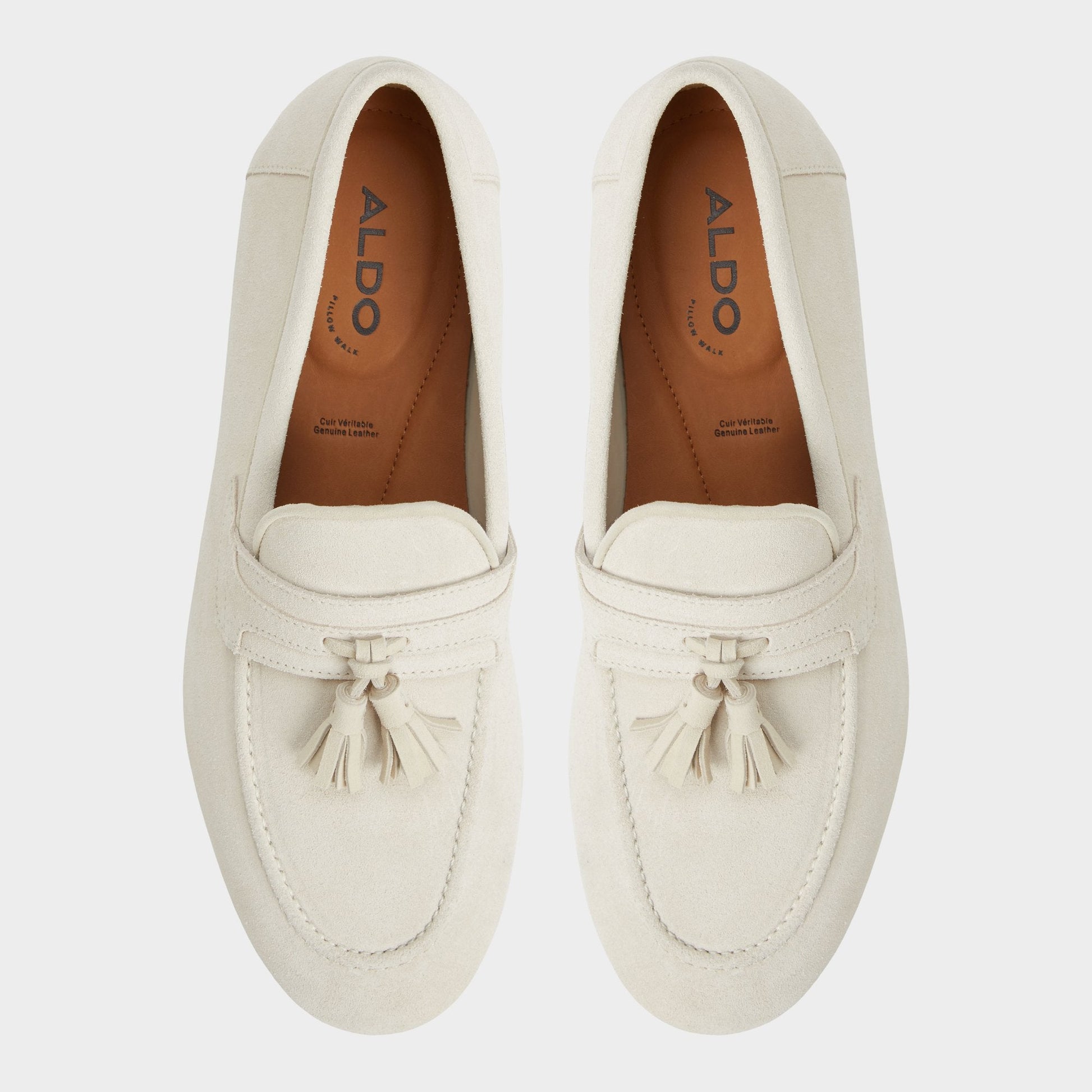Grover Ivory Men's Dress Shoes - Loafer - Ivory