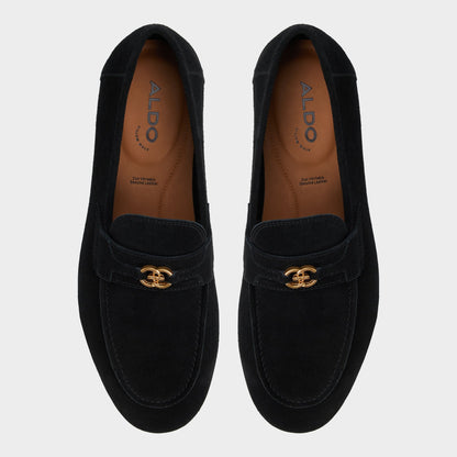 Fiero Black Men's Dress Shoes - Loafer - Black