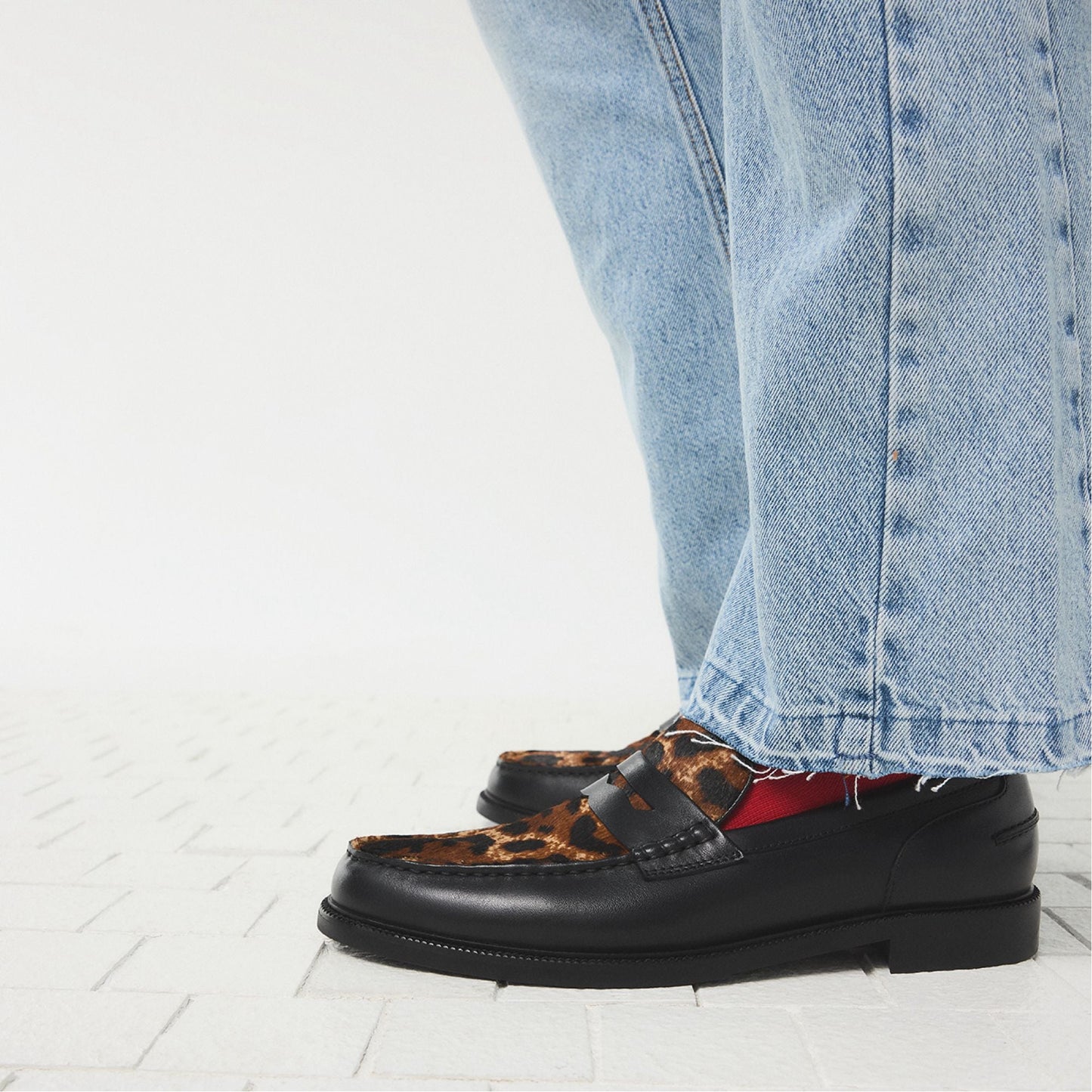 Kieran in Black Combo 14154086 - Loafer - Black combo