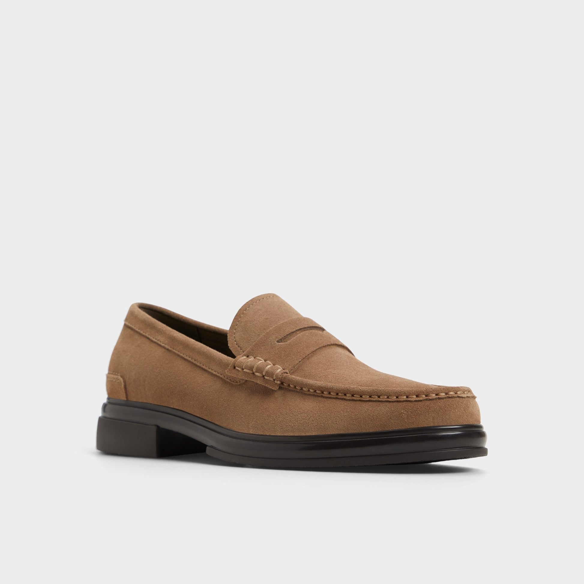 Tucker Other Brown Leather Suede Men's Dress Shoes - Loafer - Other brown