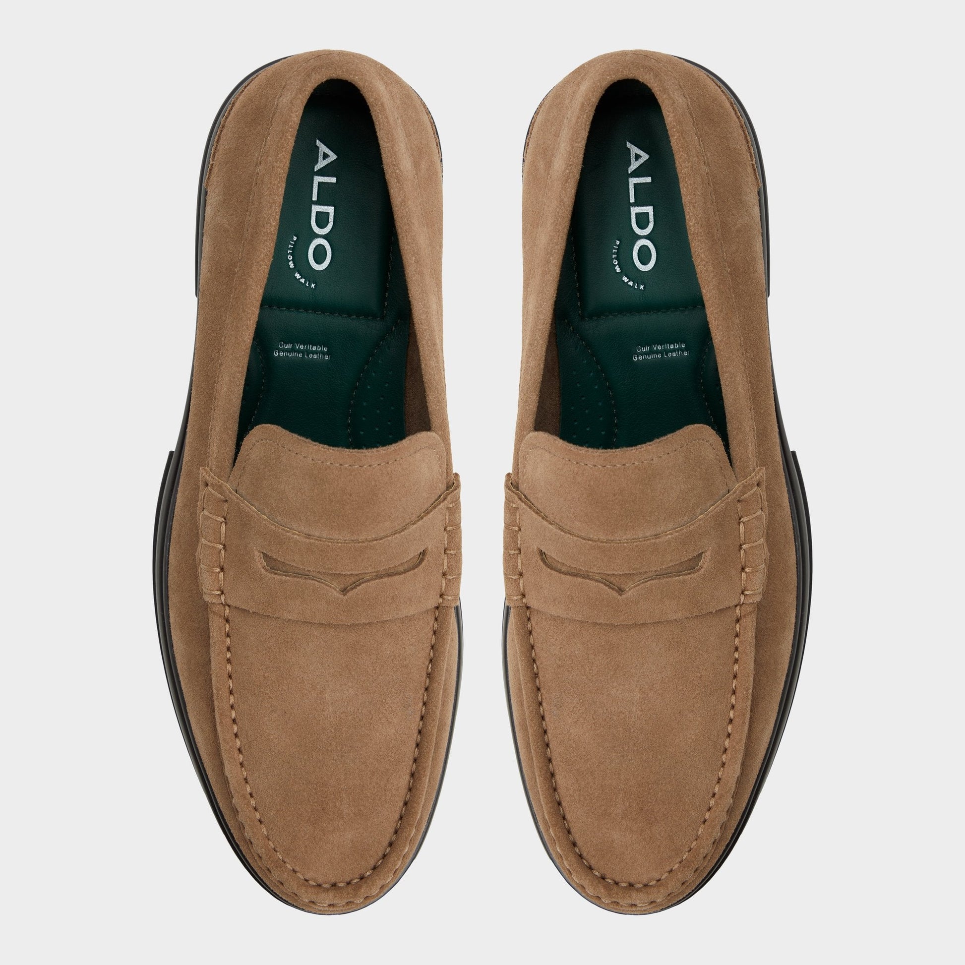 Tucker Other Brown Leather Suede Men's Dress Shoes - Loafer - Other brown