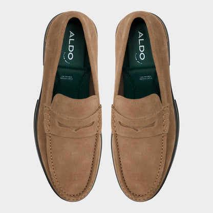 Tucker Other Brown Leather Suede Men's Dress Shoes - Loafer - Other brown