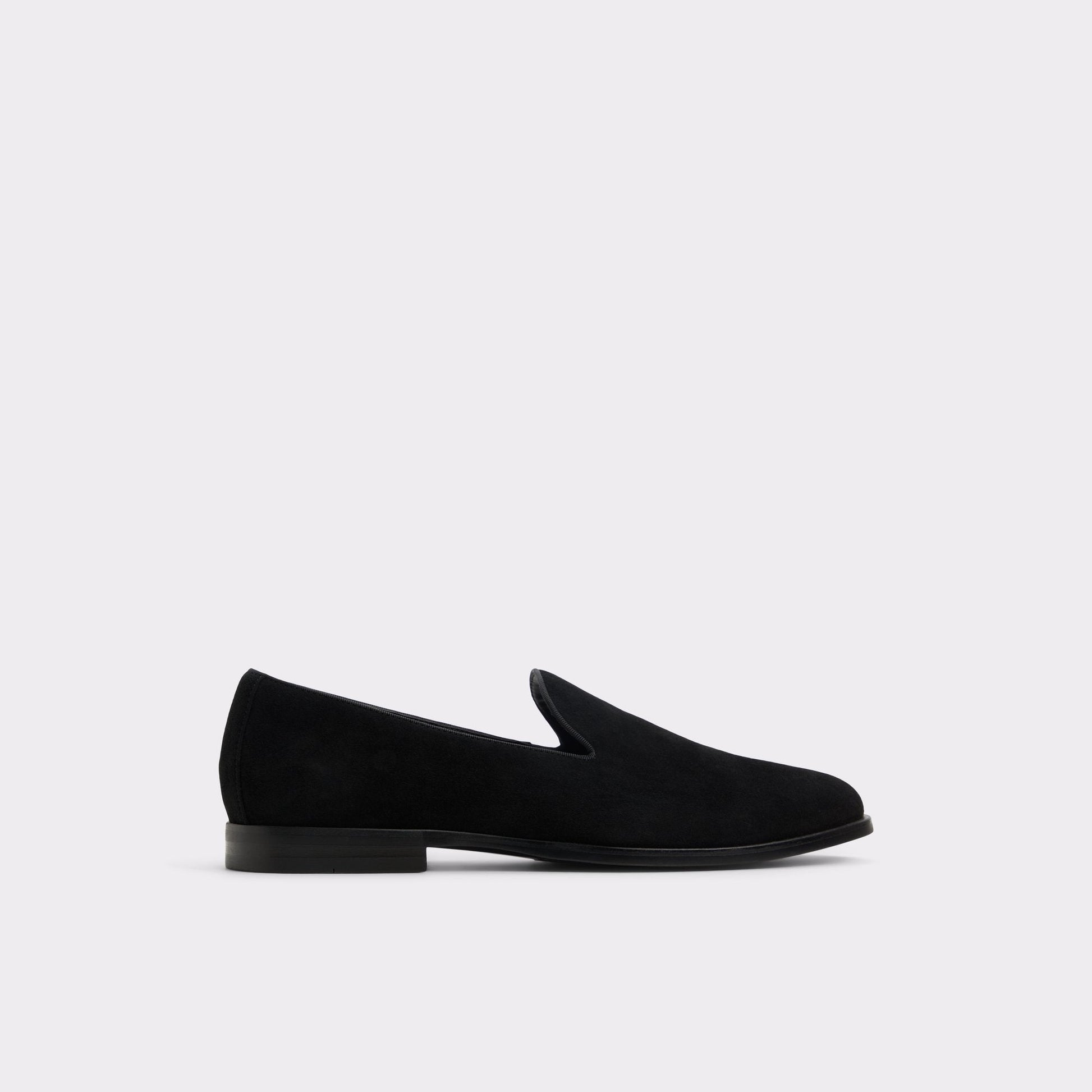 Casino Other Black Leather Suede Men's Dress Shoes - Loafer - Other Black