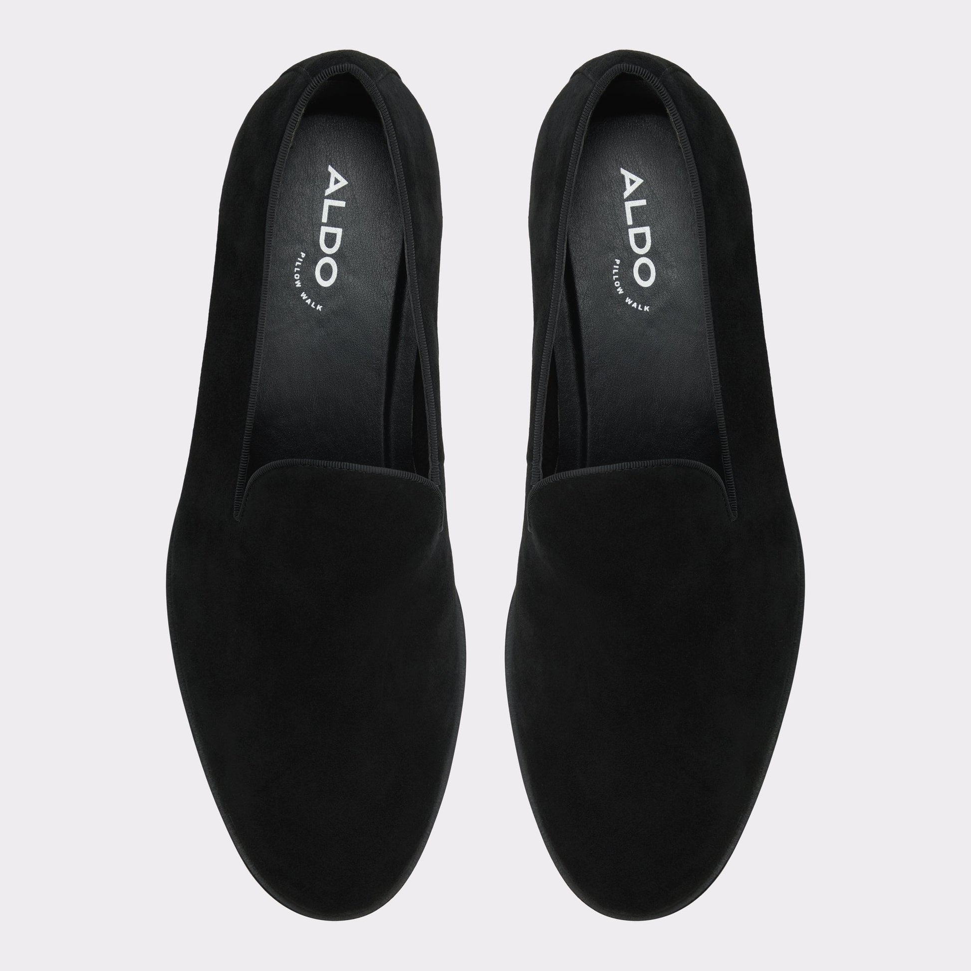 Casino Other Black Leather Suede Men's Dress Shoes - Loafer - Other Black