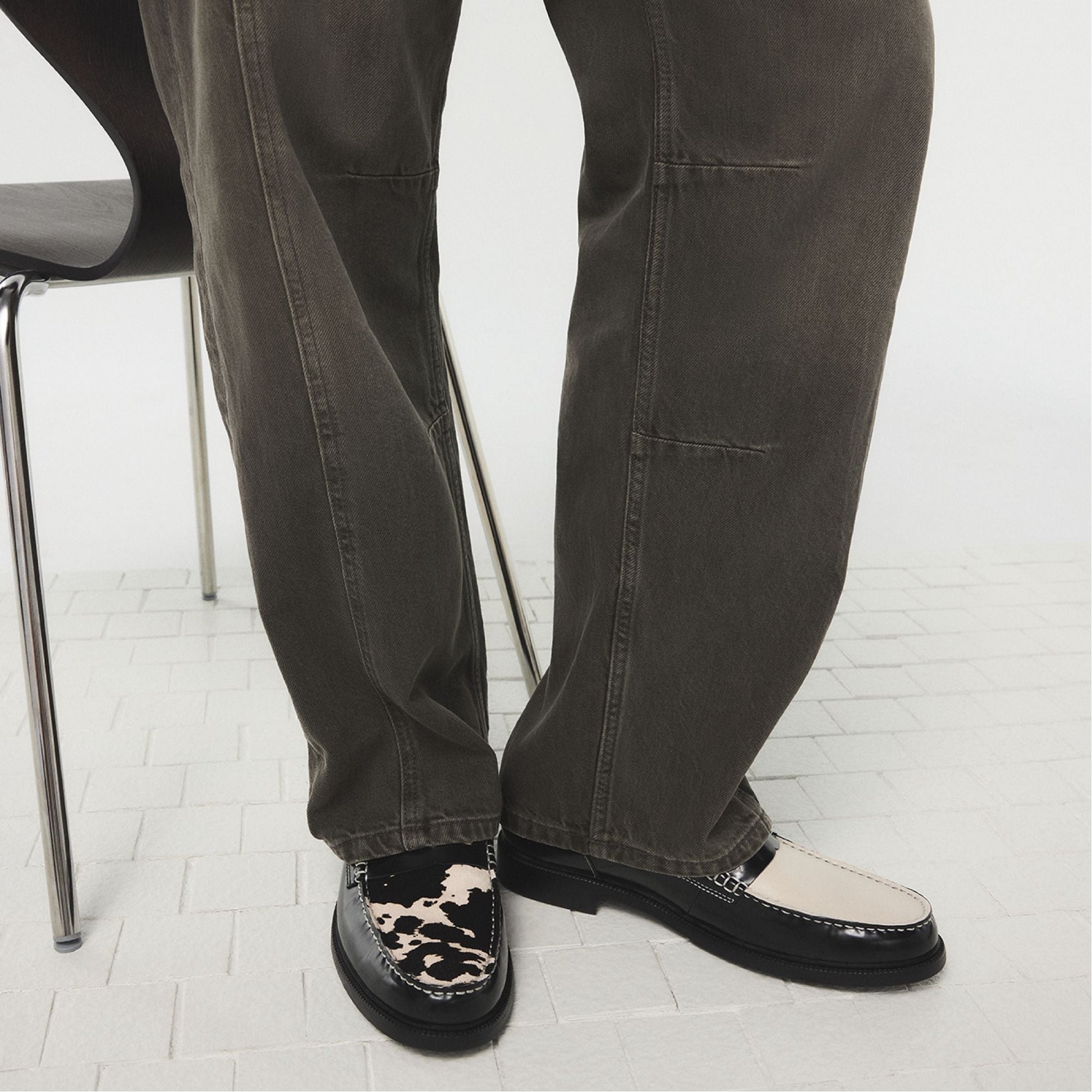 Kieran in Black Combo - Loafer - Black combo