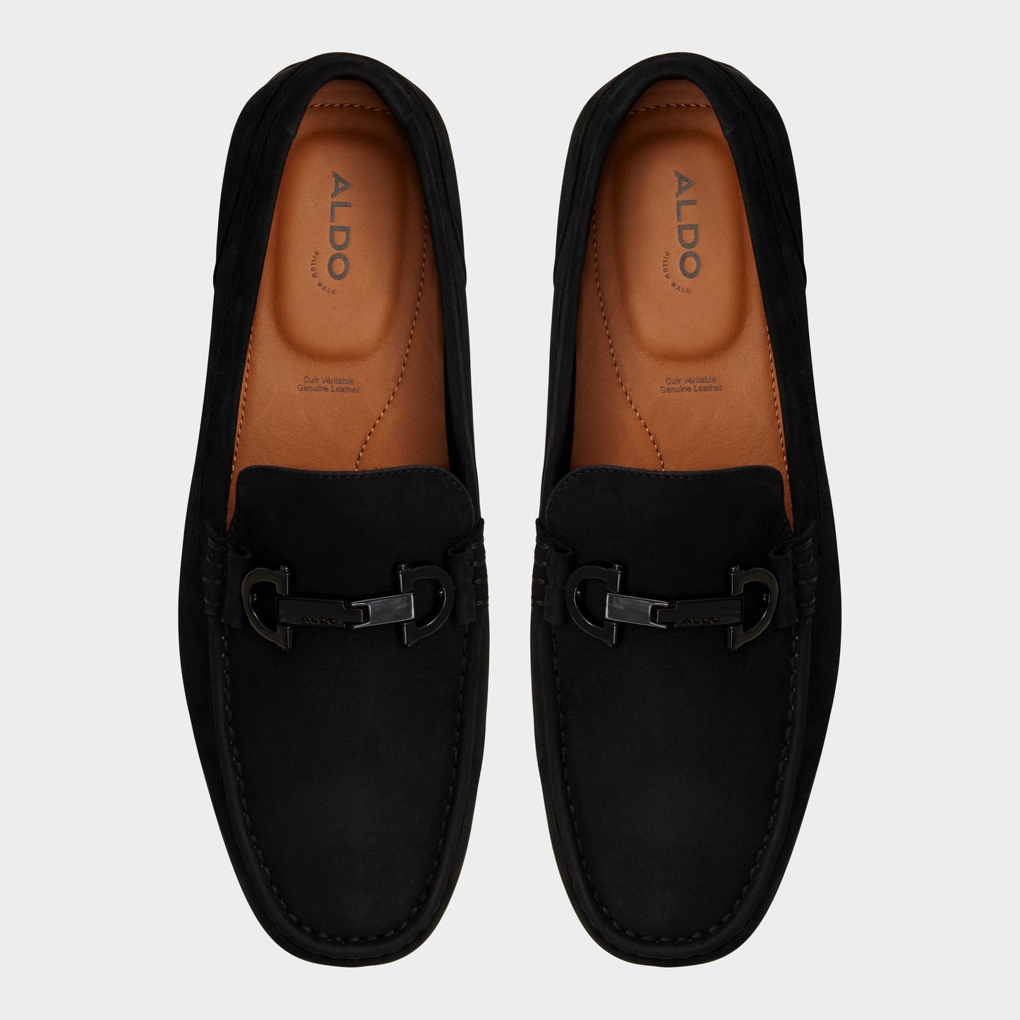 Orlovoflexx Black Men's Loafers & Slip-Ons - Driving shoe - Black